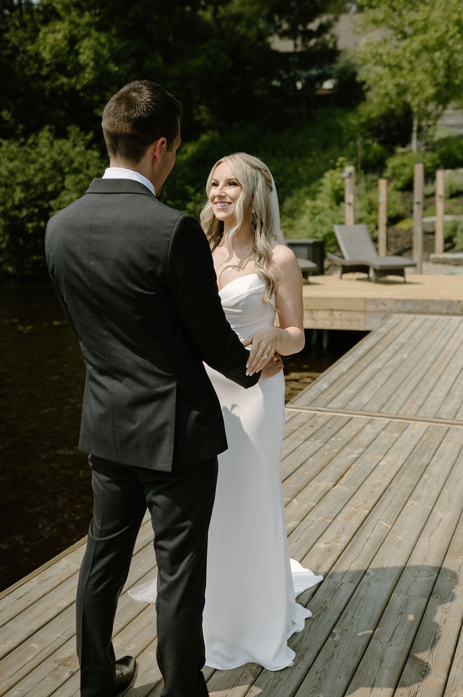 Tender Moments: Sara &amp; Alex’s Dreamy Day at Parents House on Lake Vernon photo