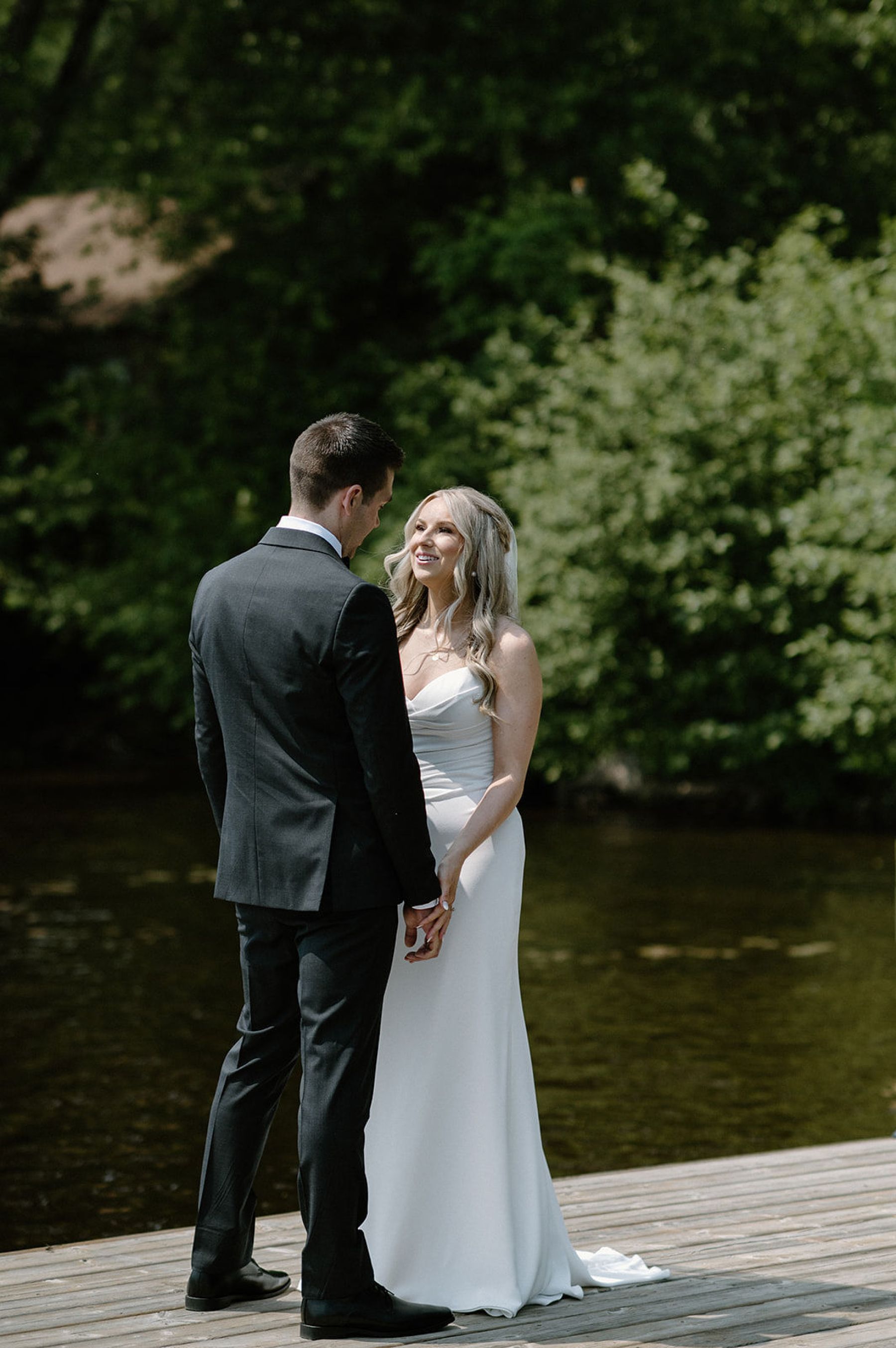 Tender Moments: Sara &amp; Alex’s Dreamy Day at Parents House on Lake Vernon photo