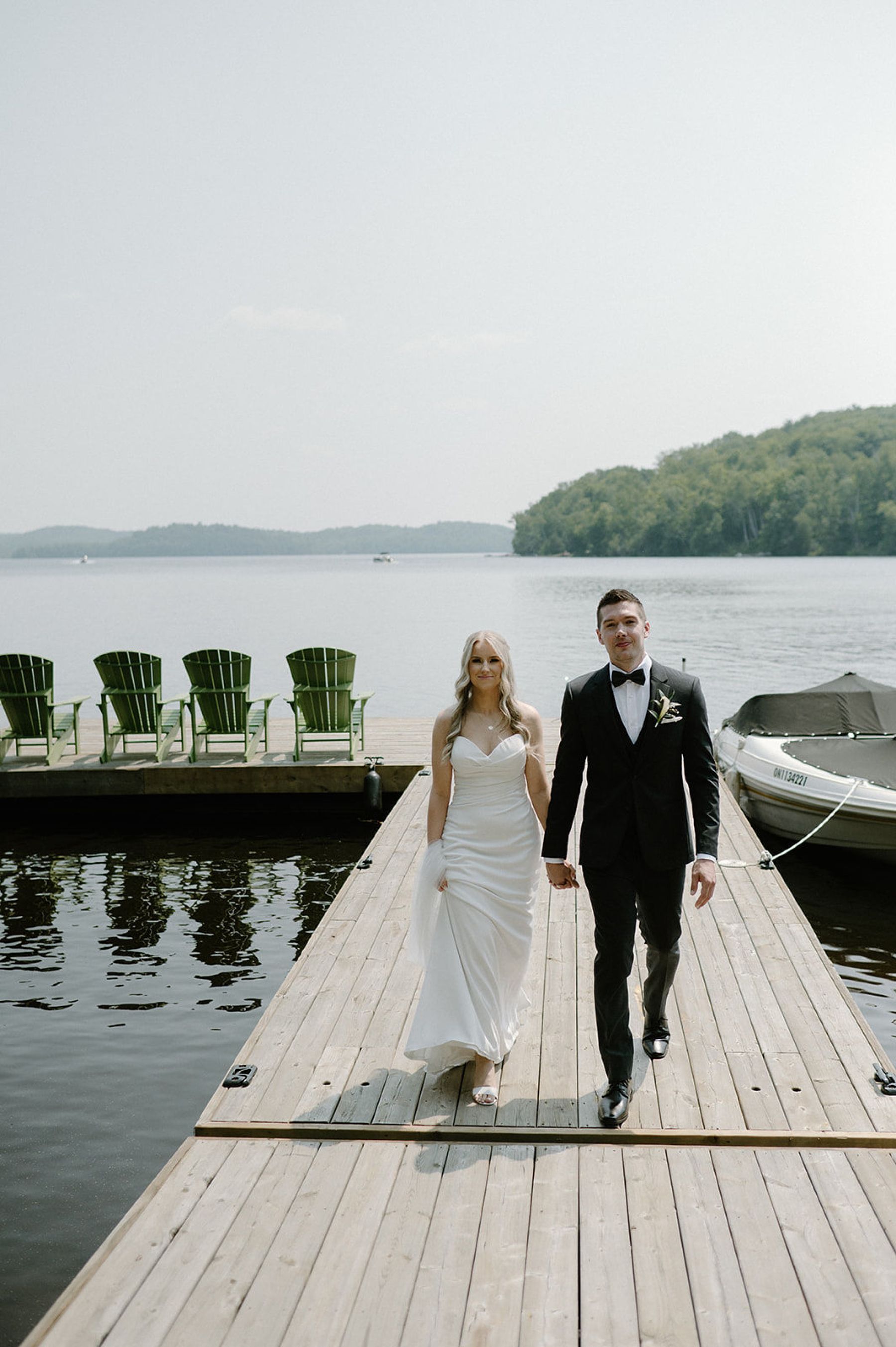 Tender Moments: Sara &amp; Alex’s Dreamy Day at Parents House on Lake Vernon photo