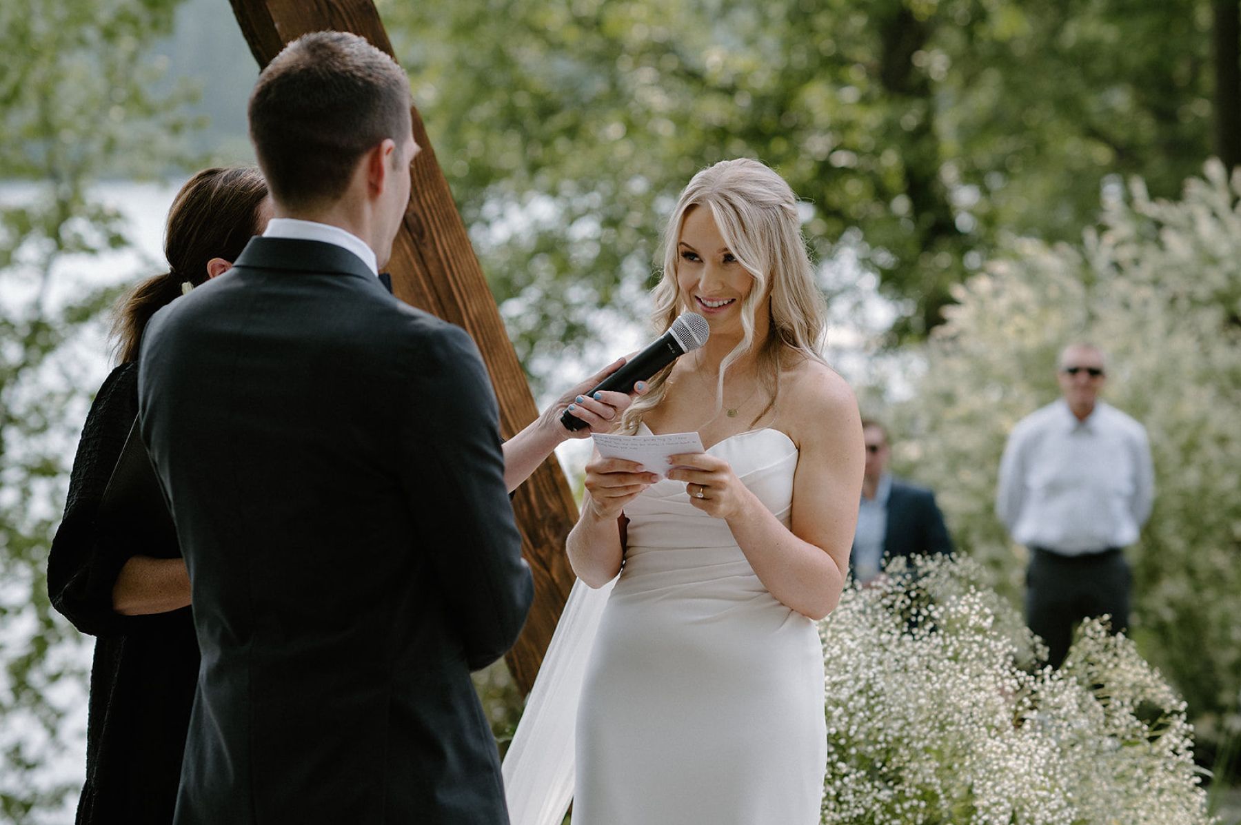 Tender Moments: Sara &amp; Alex’s Dreamy Day at Parents House on Lake Vernon photo