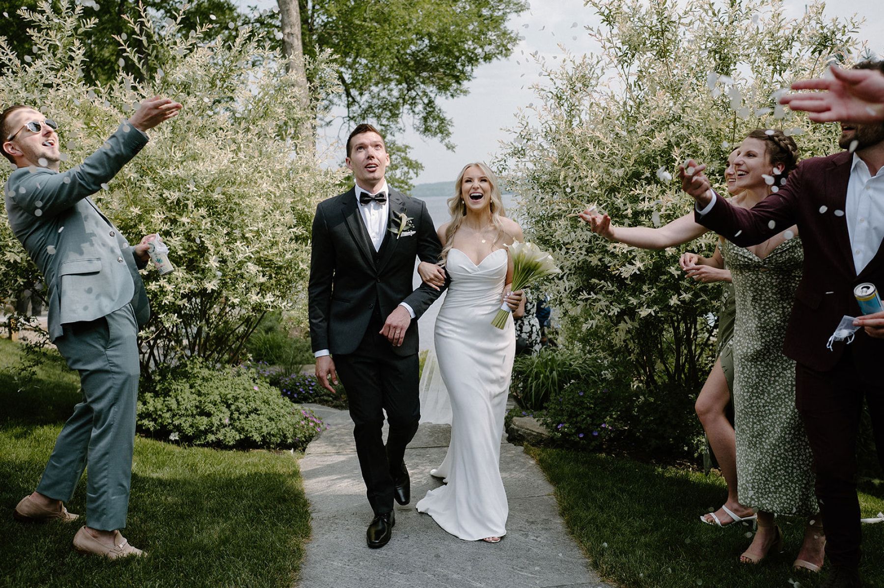 Tender Moments: Sara &amp; Alex’s Dreamy Day at Parents House on Lake Vernon photo