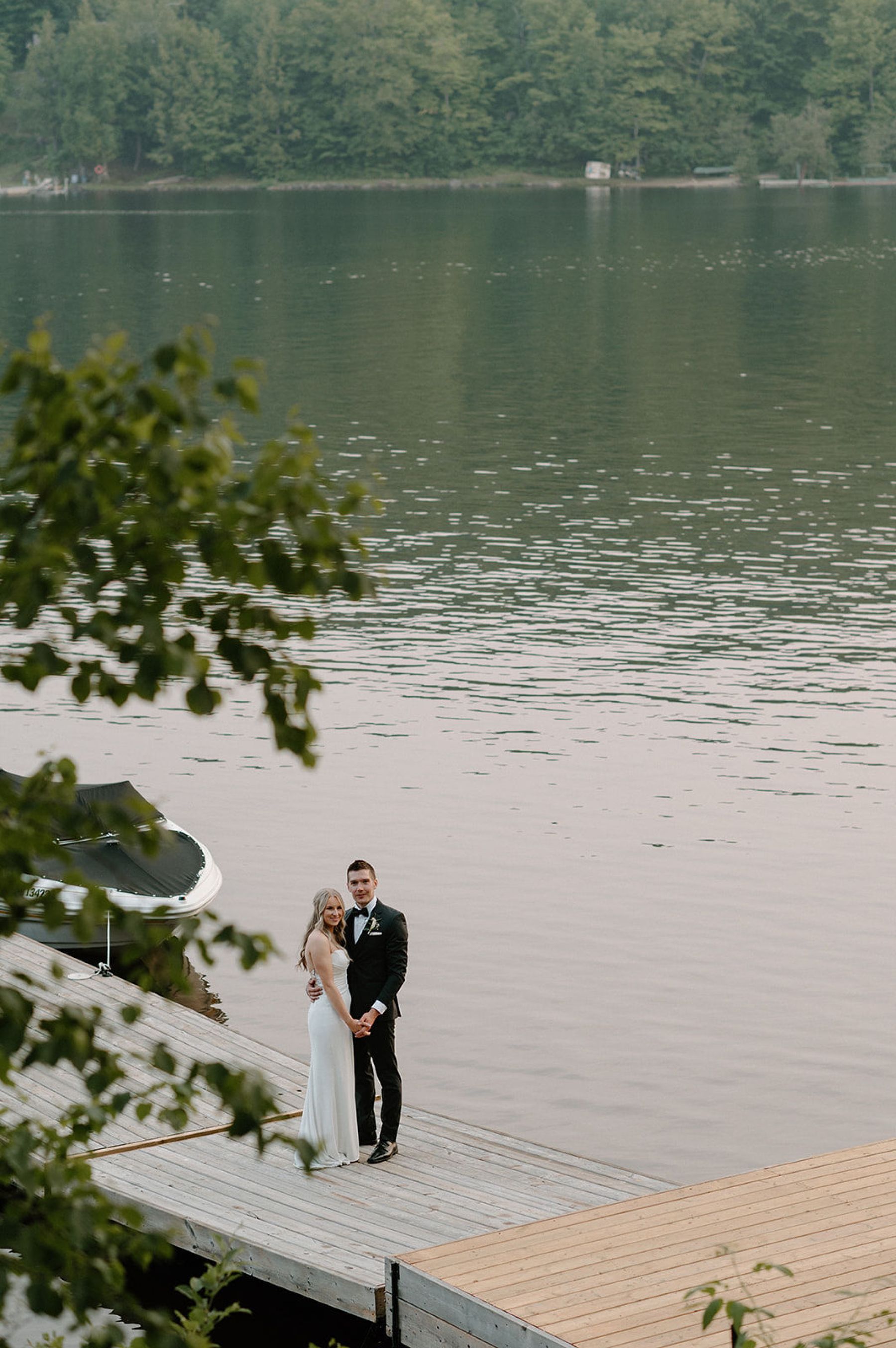 Tender Moments: Sara &amp; Alex’s Dreamy Day at Parents House on Lake Vernon photo