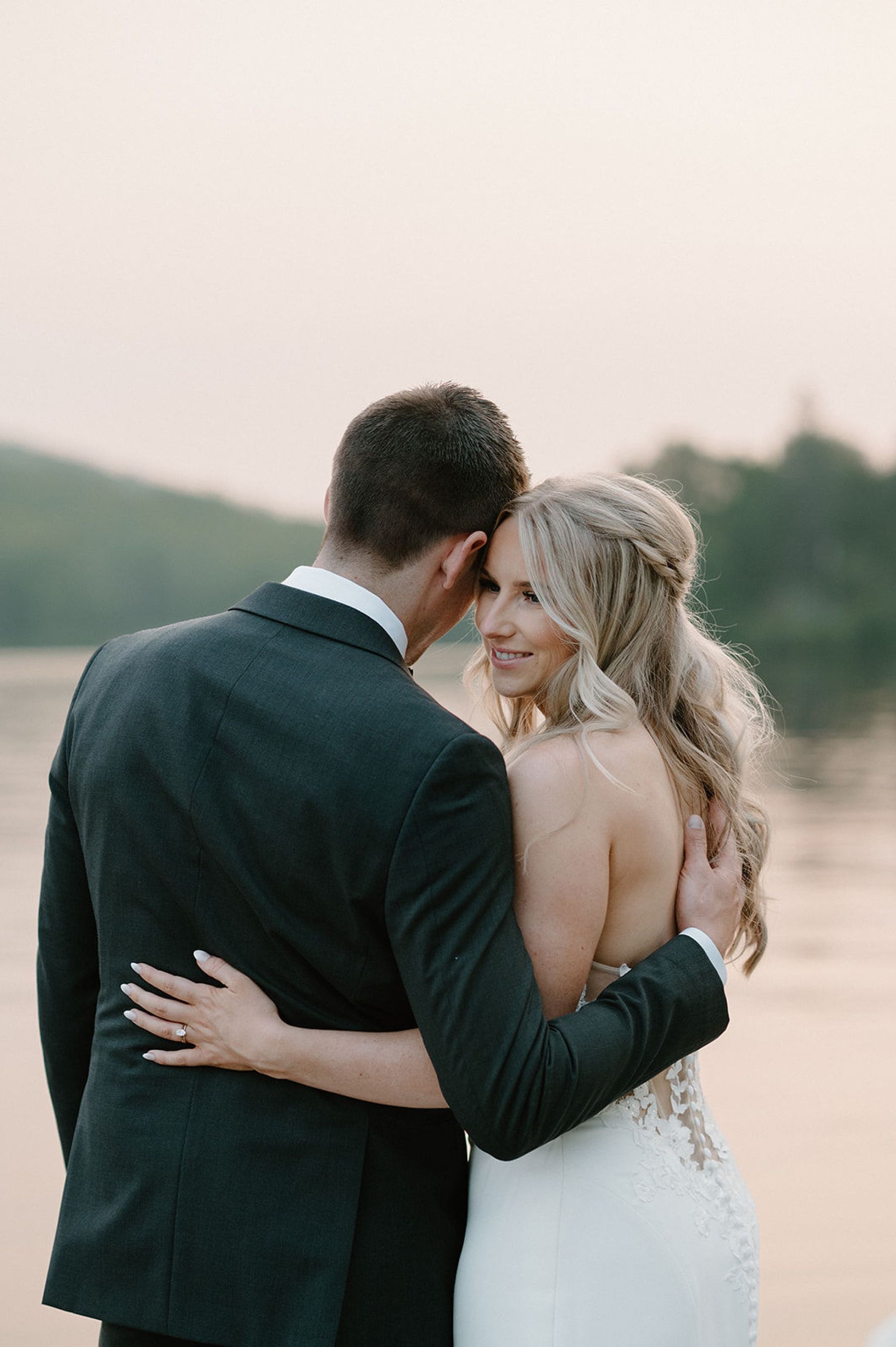 Tender Moments: Sara &amp; Alex’s Dreamy Day at Parents House on Lake Vernon photo