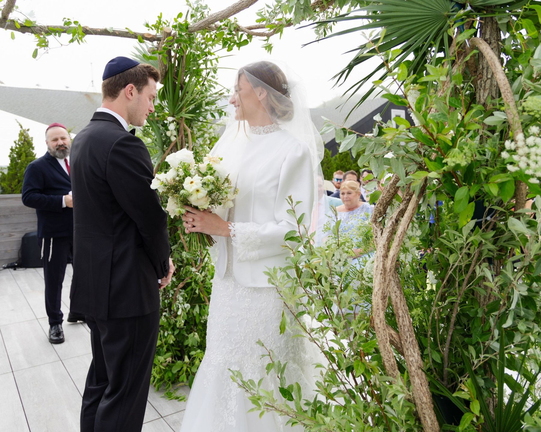 Beach Chic Vows: Ally and Dylan's Serene Gurney's Montauk Wedding photo
