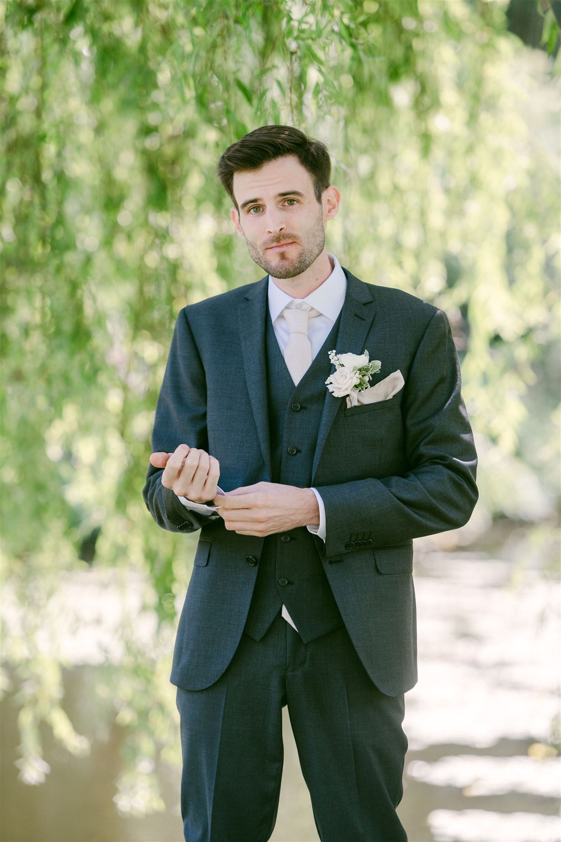 Under the Willow Tree: The Magical Journey of Sarah &amp; Nathan at VanDusen Botanical Garden and Hycroft photo