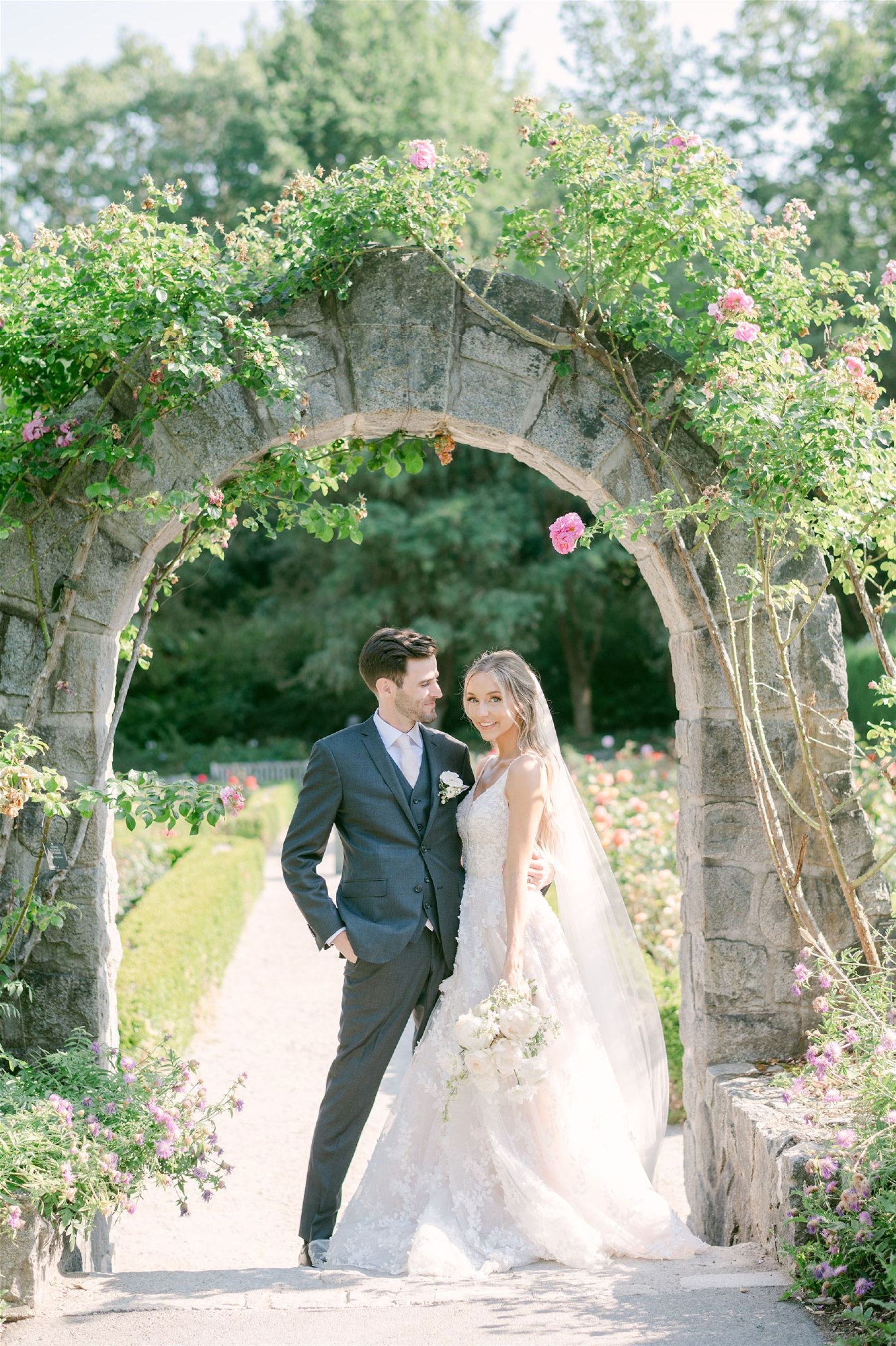 Under the Willow Tree: The Magical Journey of Sarah &amp; Nathan at VanDusen Botanical Garden and Hycroft photo