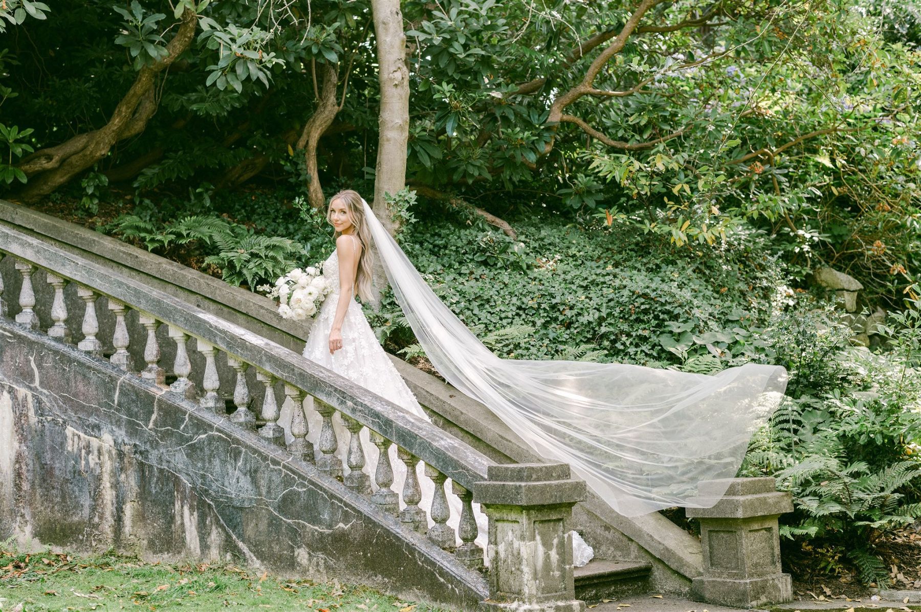 Under the Willow Tree: The Magical Journey of Sarah &amp; Nathan at VanDusen Botanical Garden and Hycroft photo