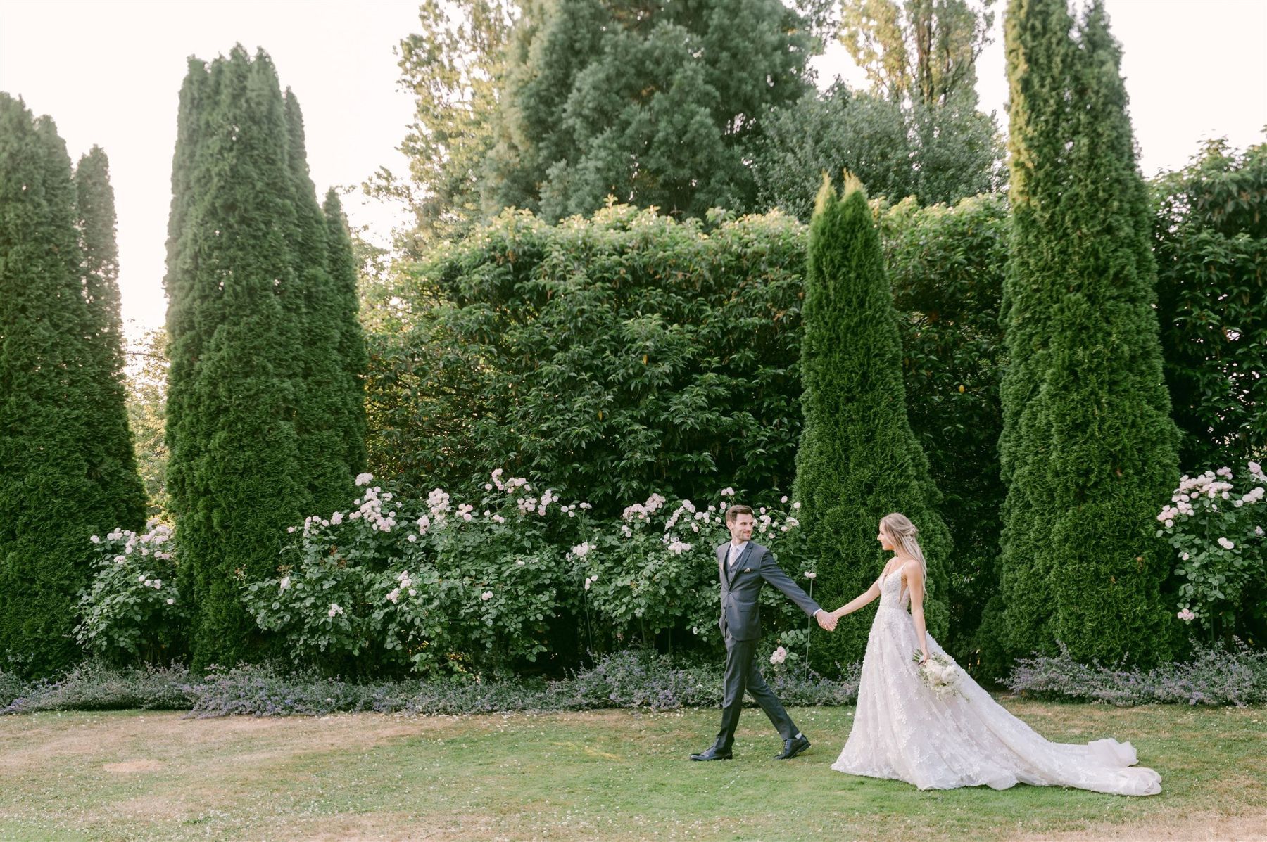 Under the Willow Tree: The Magical Journey of Sarah &amp; Nathan at VanDusen Botanical Garden and Hycroft photo