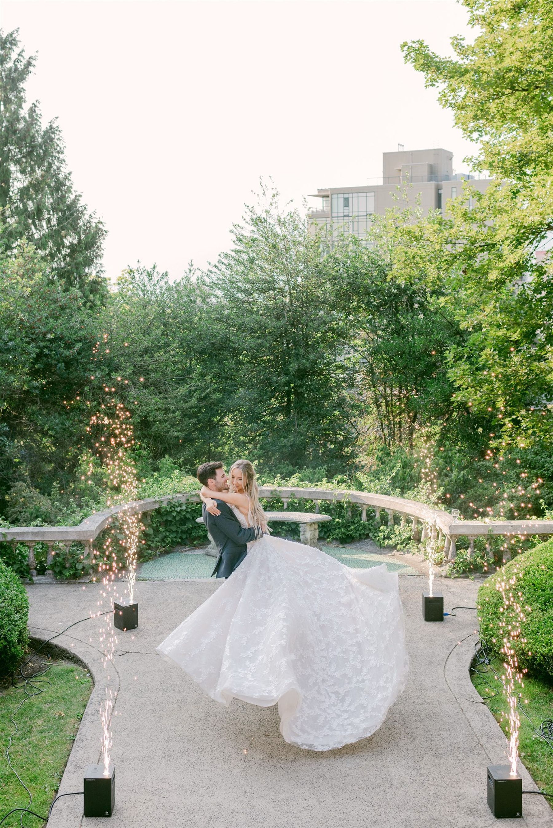 Under the Willow Tree: The Magical Journey of Sarah &amp; Nathan at VanDusen Botanical Garden and Hycroft photo