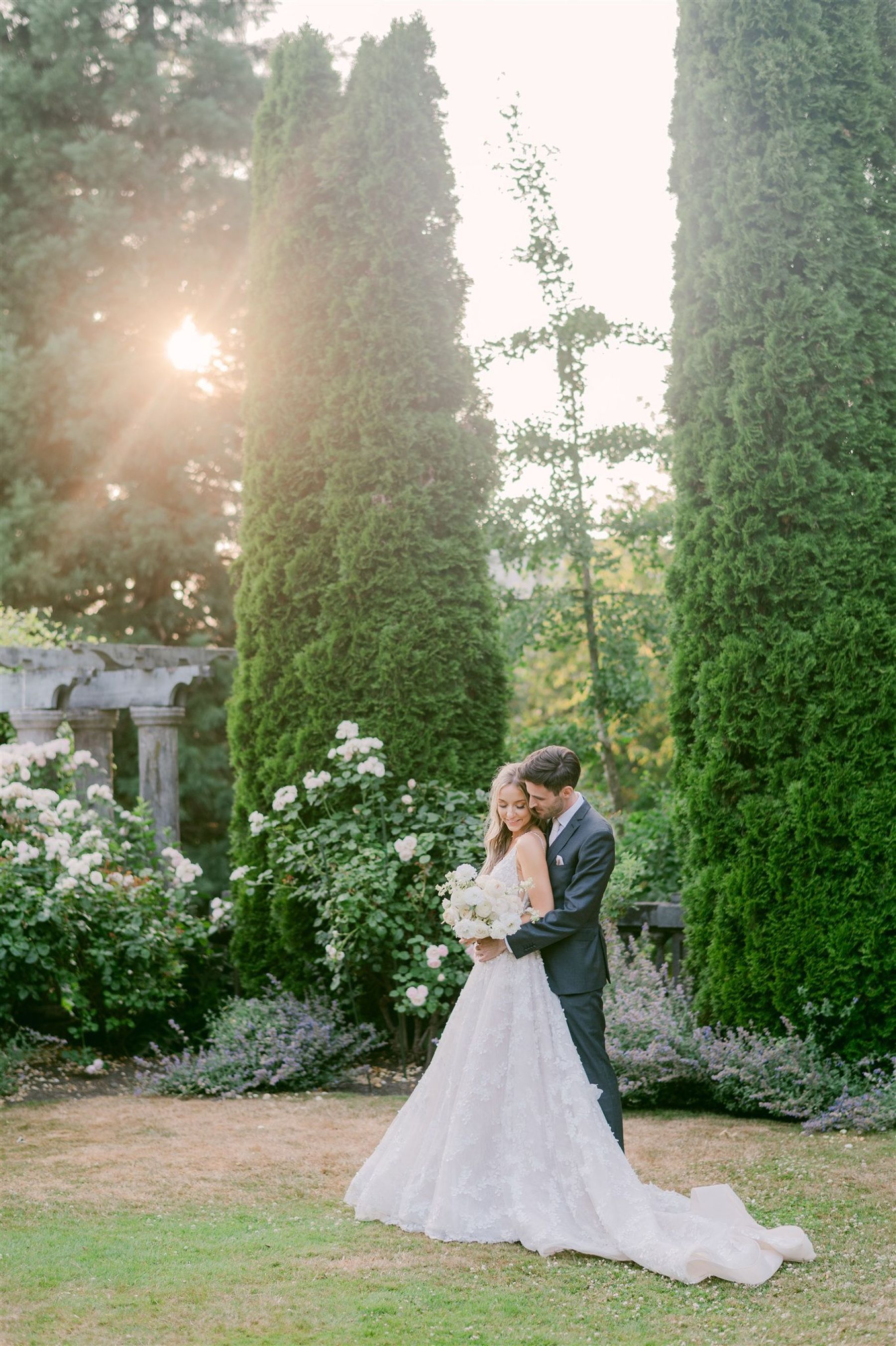 Under the Willow Tree: The Magical Journey of Sarah &amp; Nathan at VanDusen Botanical Garden and Hycroft photo