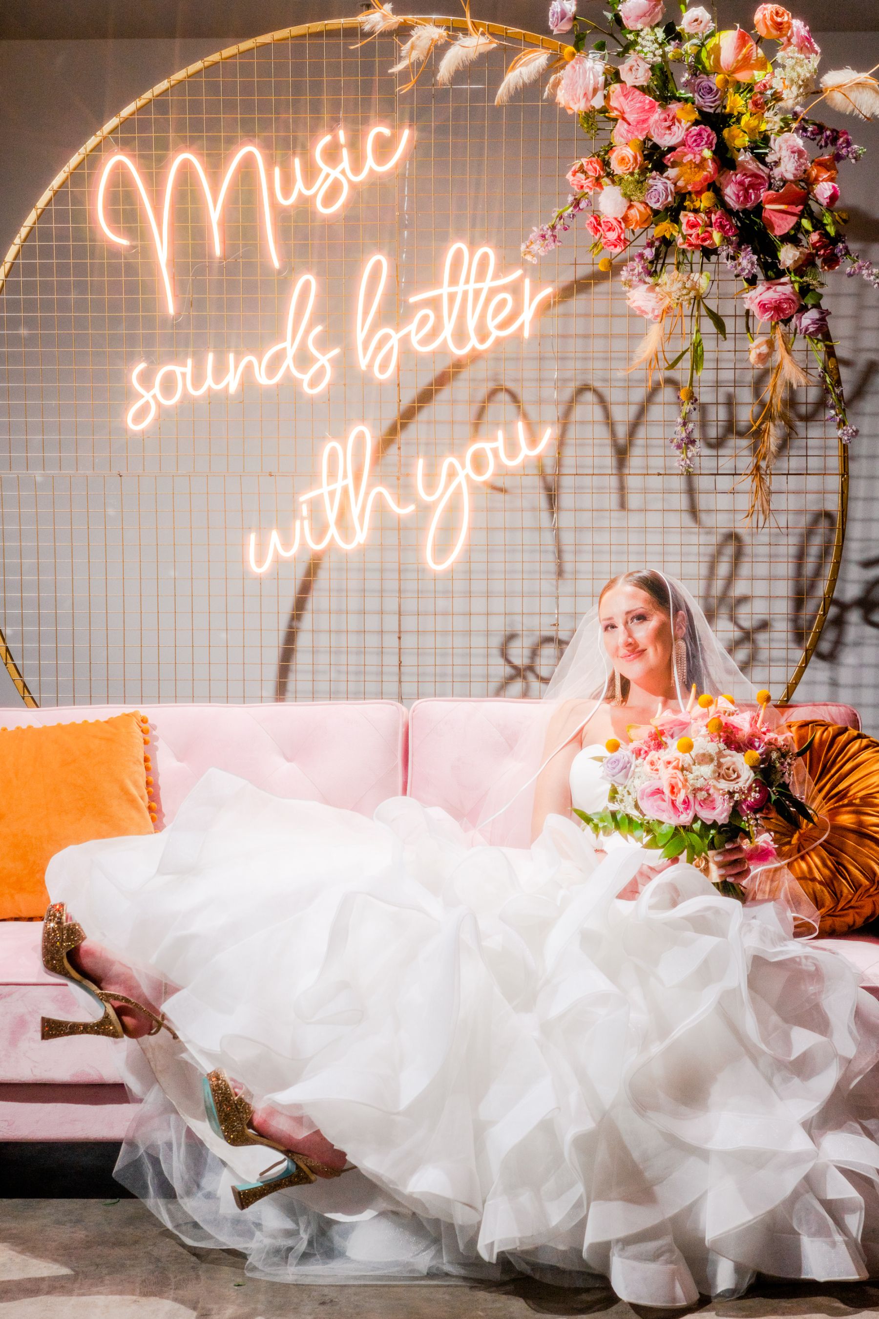 Kaylie and Dylan's Glittering Disco Love Story Begins at The Venue at Oakdale photo