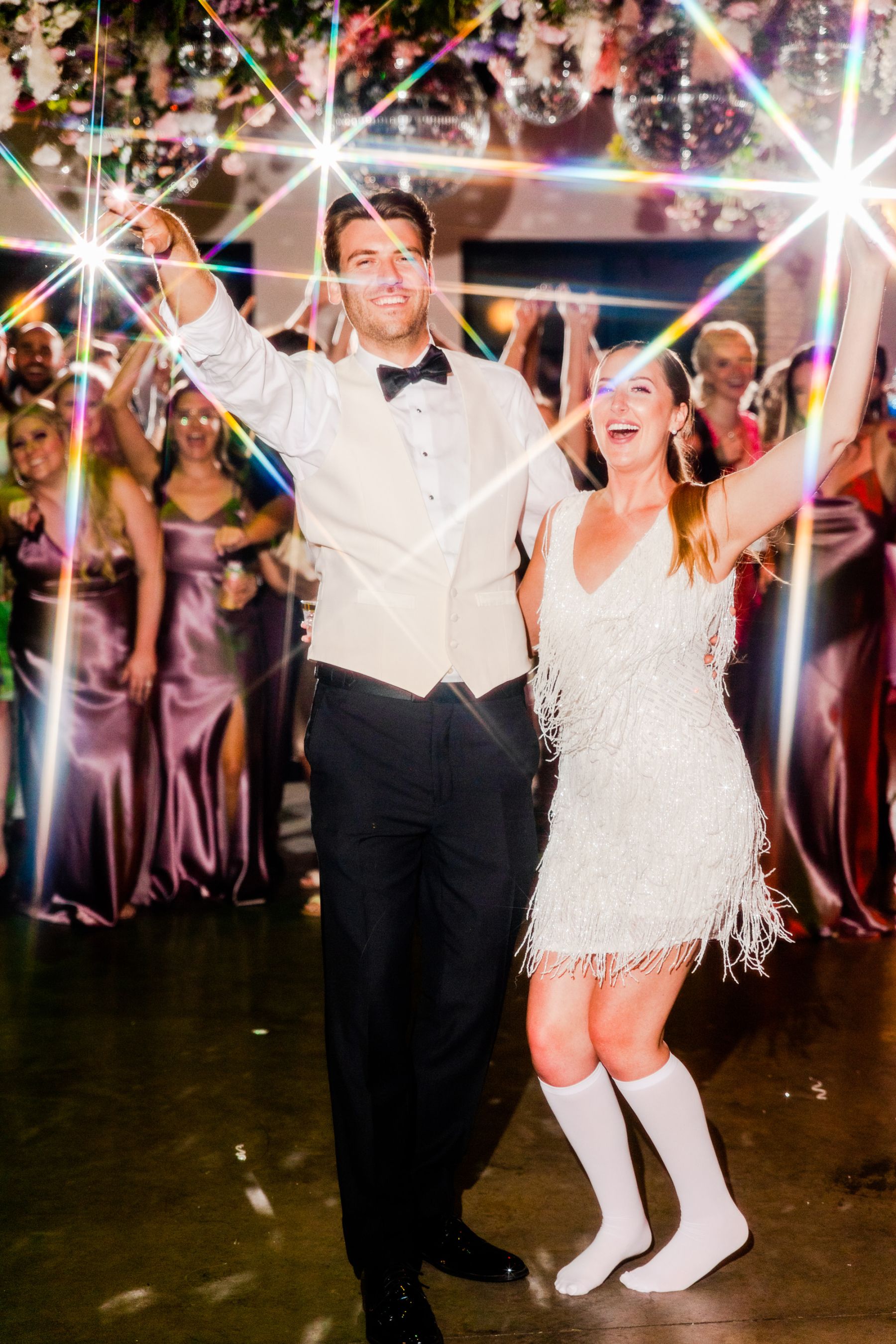 Kaylie and Dylan's Glittering Disco Love Story Begins at The Venue at Oakdale photo