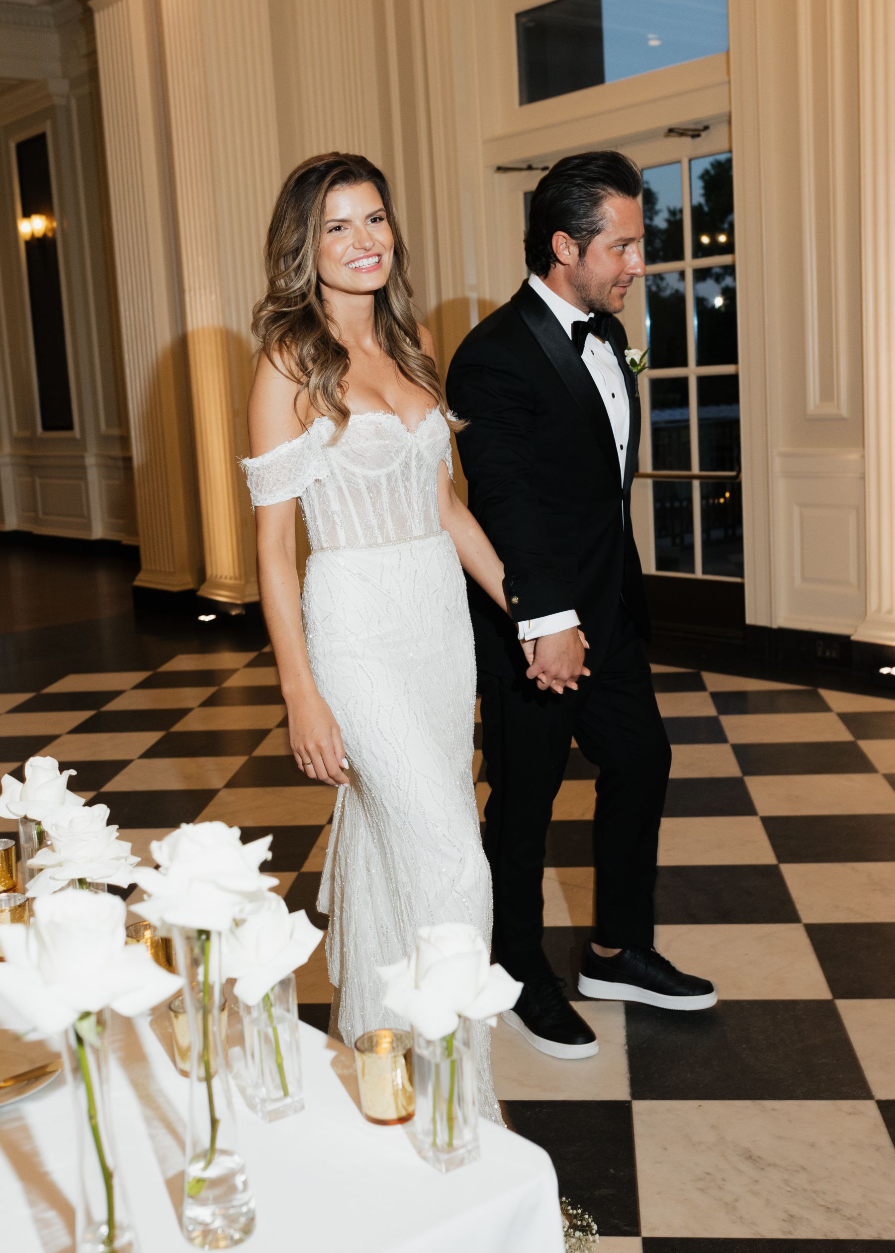 A Tale of Two Worlds: Marina &amp; Zach's Chic Chicago History Museum Wedding photo