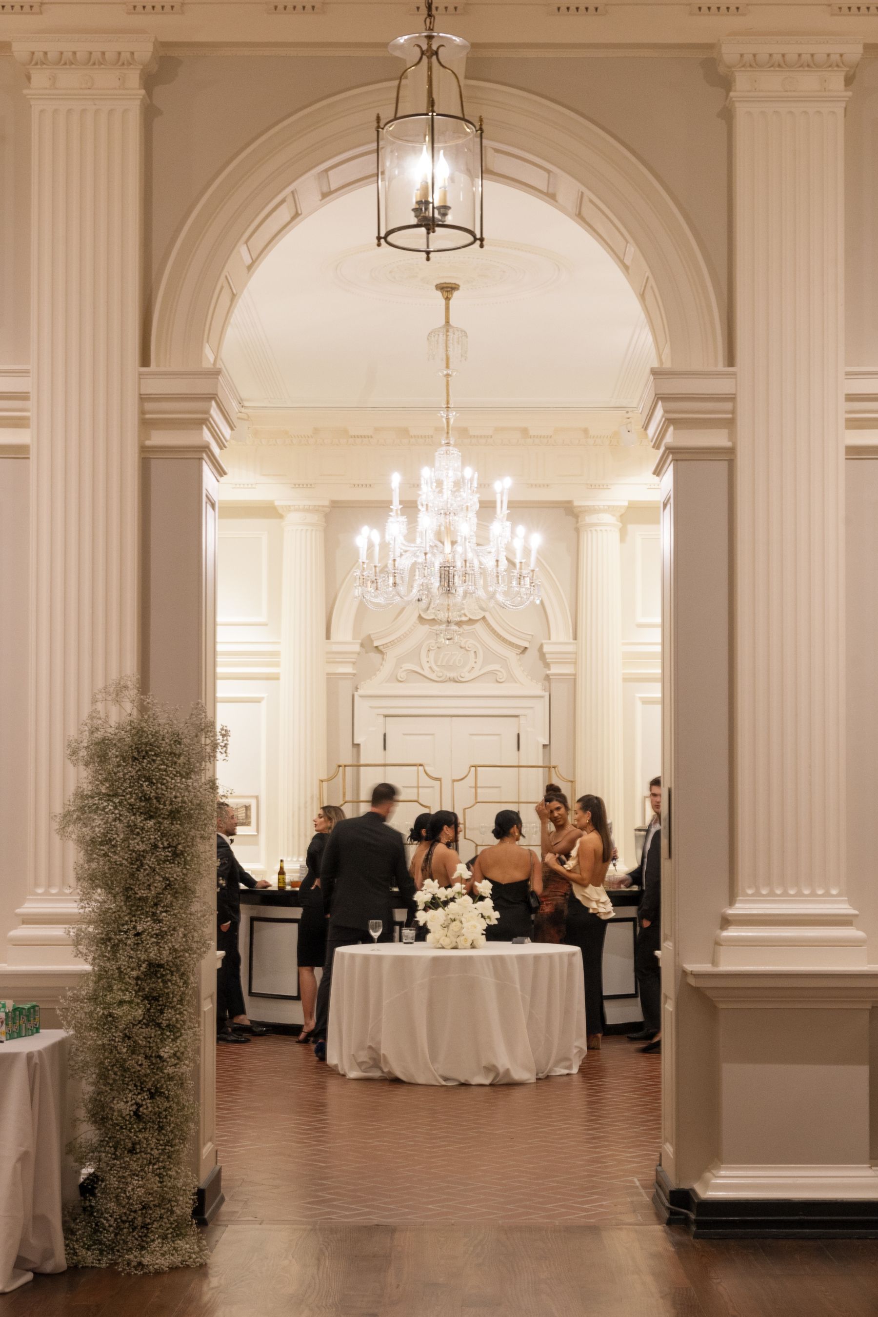 A Tale of Two Worlds: Marina &amp; Zach's Chic Chicago History Museum Wedding photo