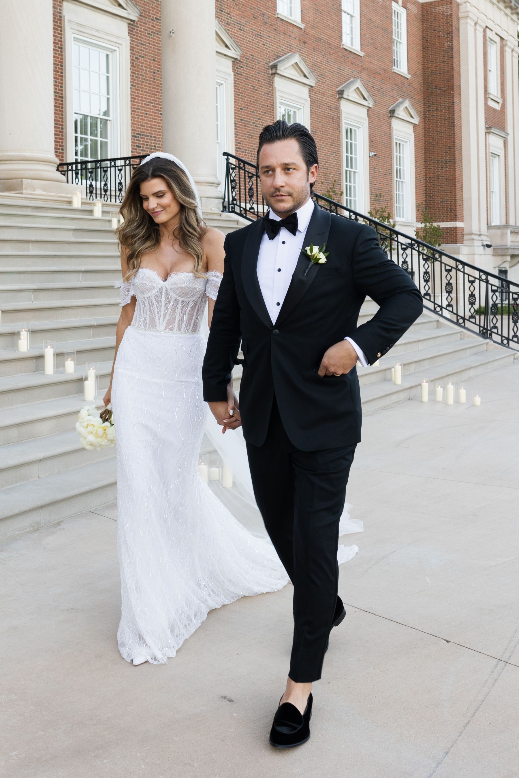 A Tale of Two Worlds: Marina &amp; Zach's Chic Chicago History Museum Wedding photo