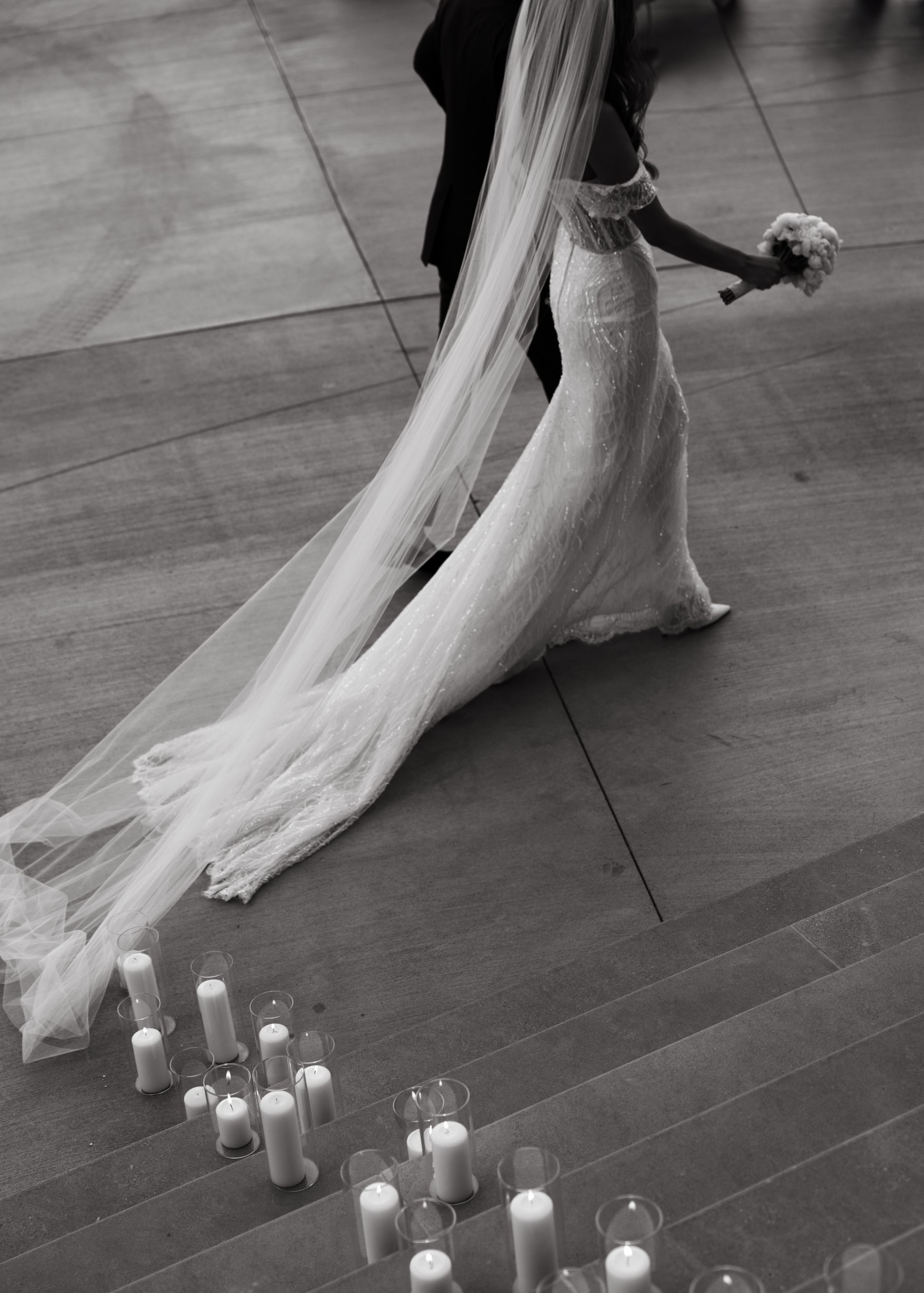 A Tale of Two Worlds: Marina &amp; Zach's Chic Chicago History Museum Wedding photo