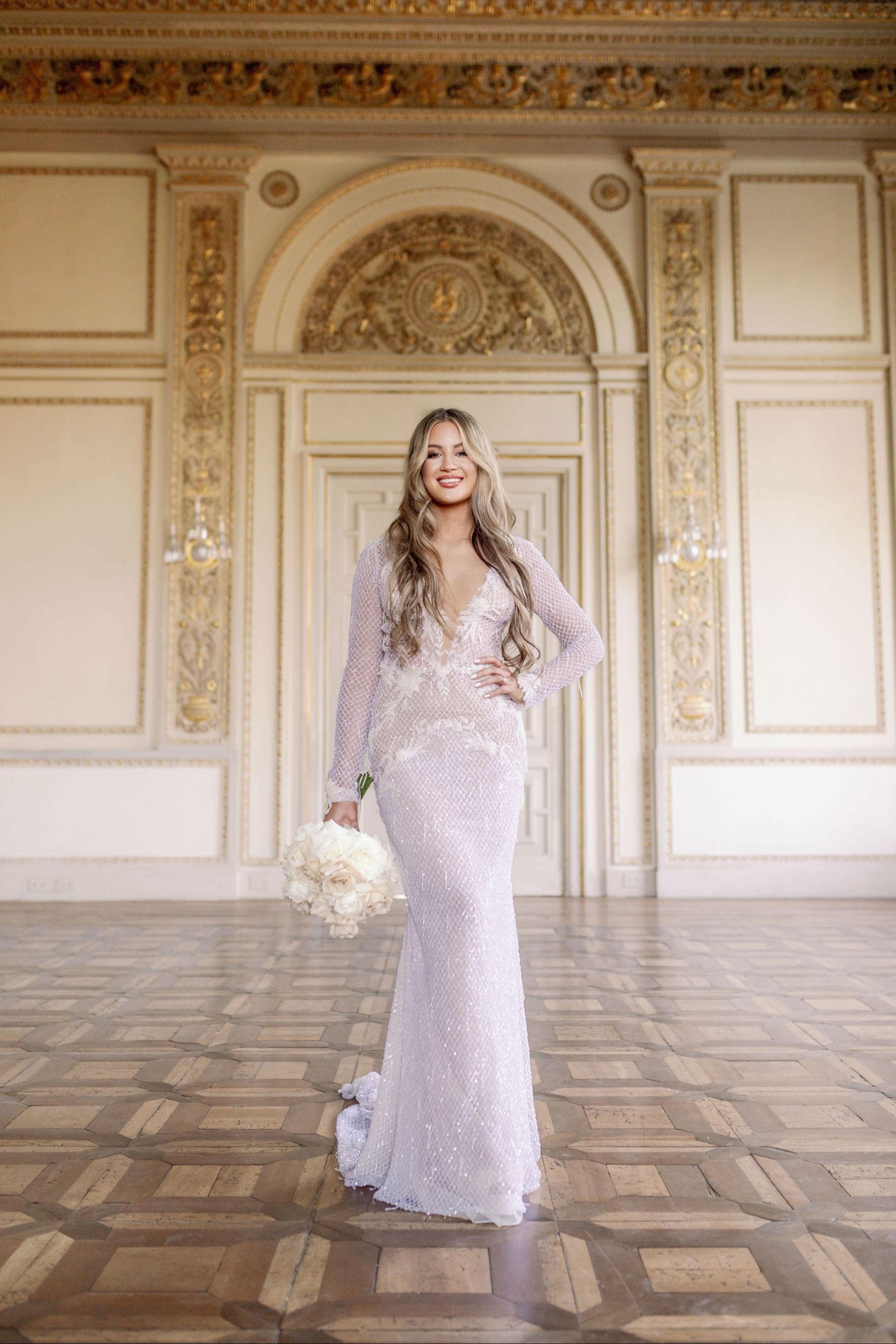 When in Rome: Giselle and Branden's Enchanting Wedding in Villa Aurelia  photo