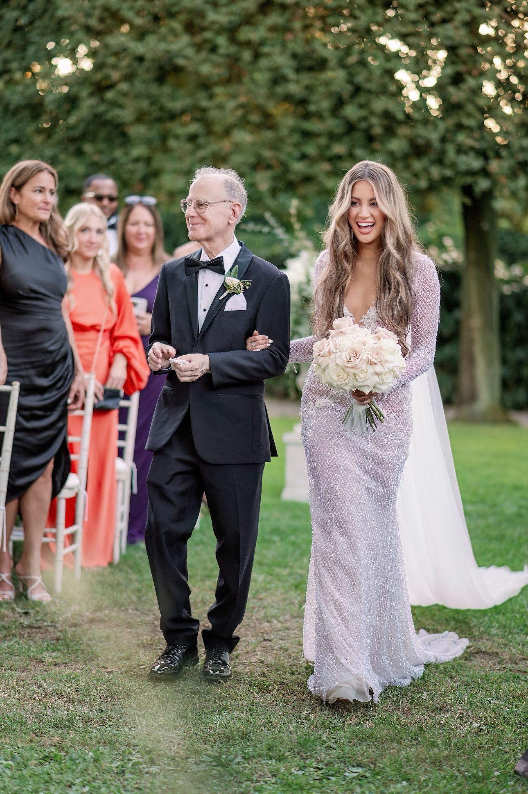 When in Rome: Giselle and Branden's Enchanting Wedding in Villa Aurelia  photo
