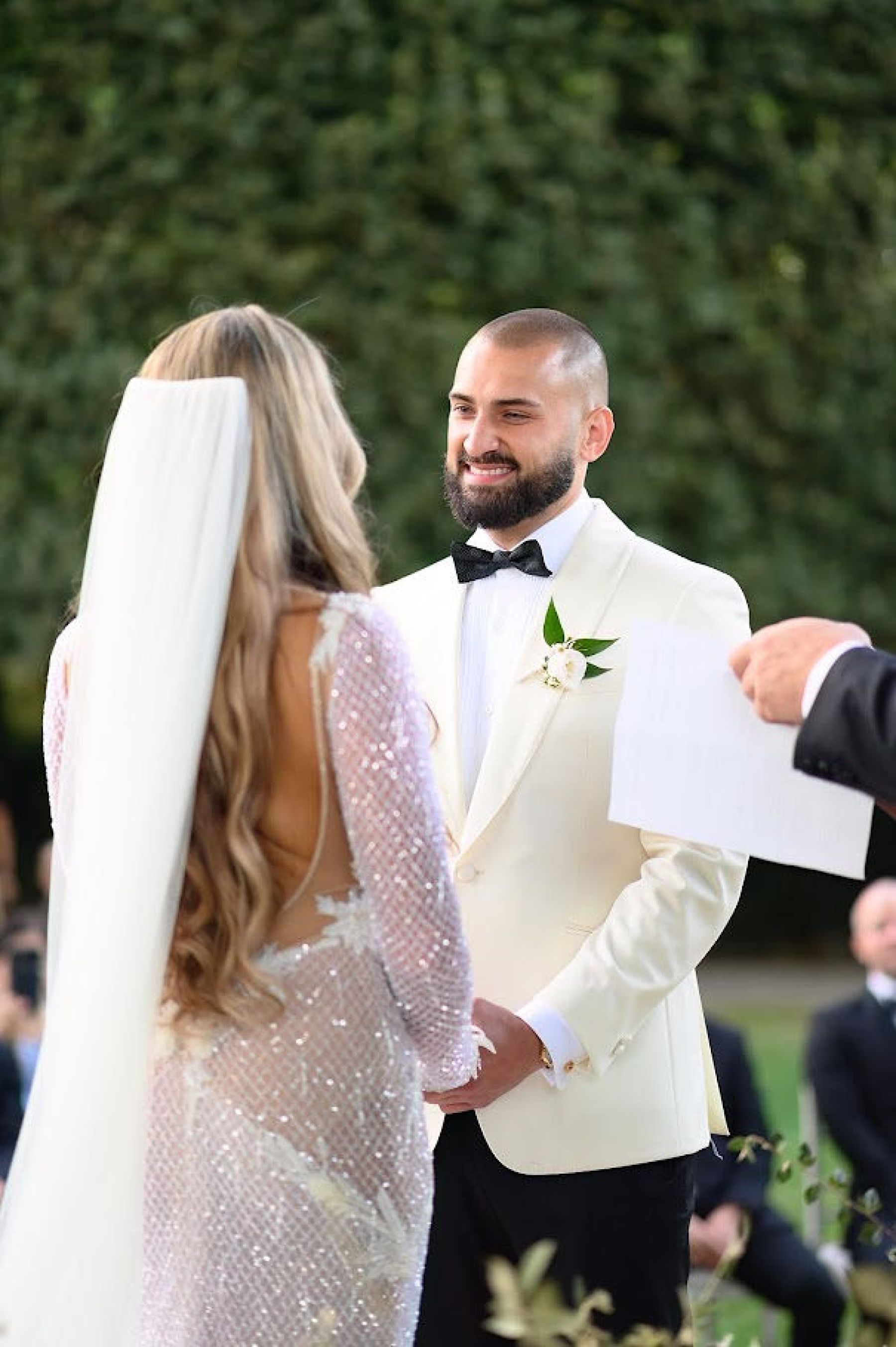 When in Rome: Giselle and Branden's Enchanting Wedding in Villa Aurelia  photo