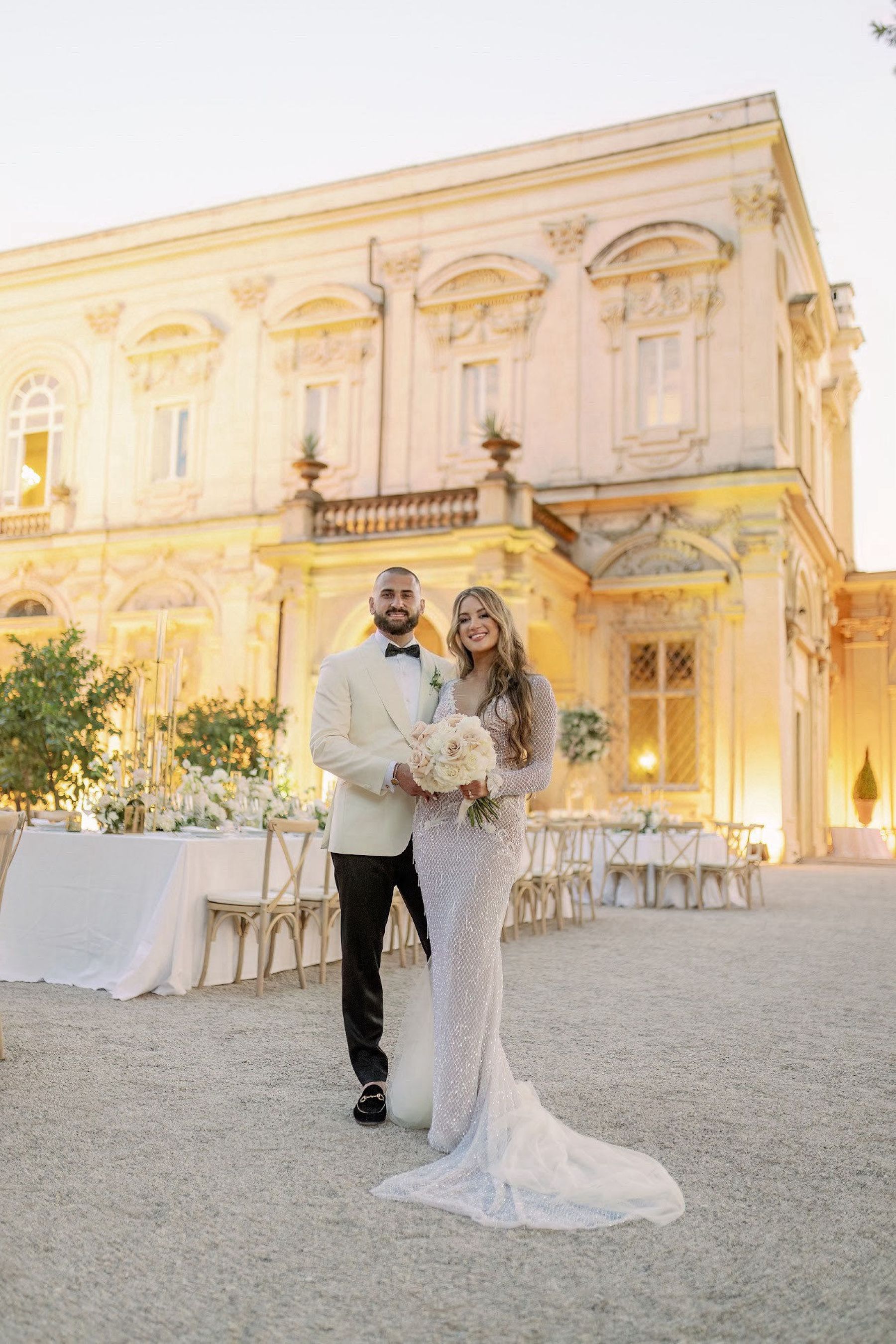 When in Rome: Giselle and Branden's Enchanting Wedding in Villa Aurelia  photo