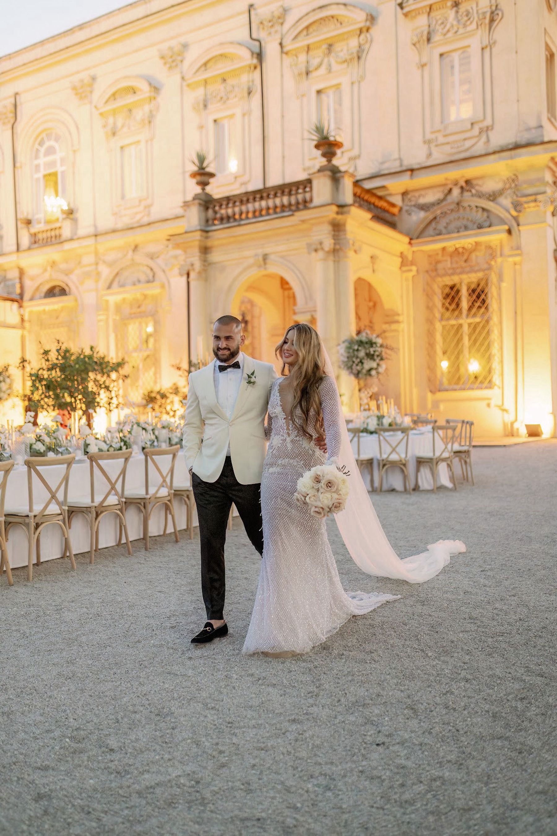 When in Rome: Giselle and Branden's Enchanting Wedding in Villa Aurelia  photo