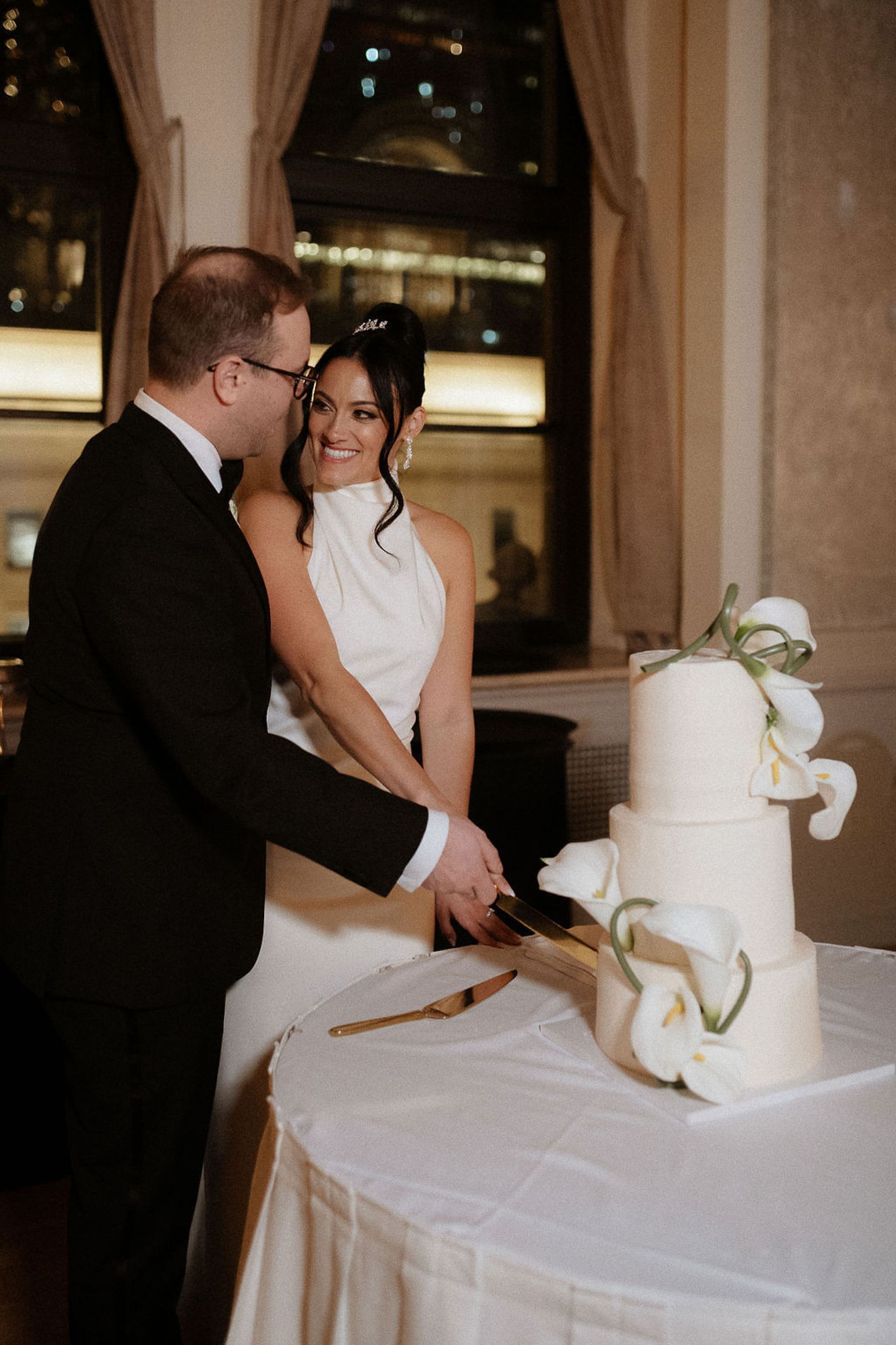 Candlelight, Calla Lilies, and Classic Charm: Nicolette and Victor's Exquisite Nuptials at the Fairmont Royal York Hotel photo