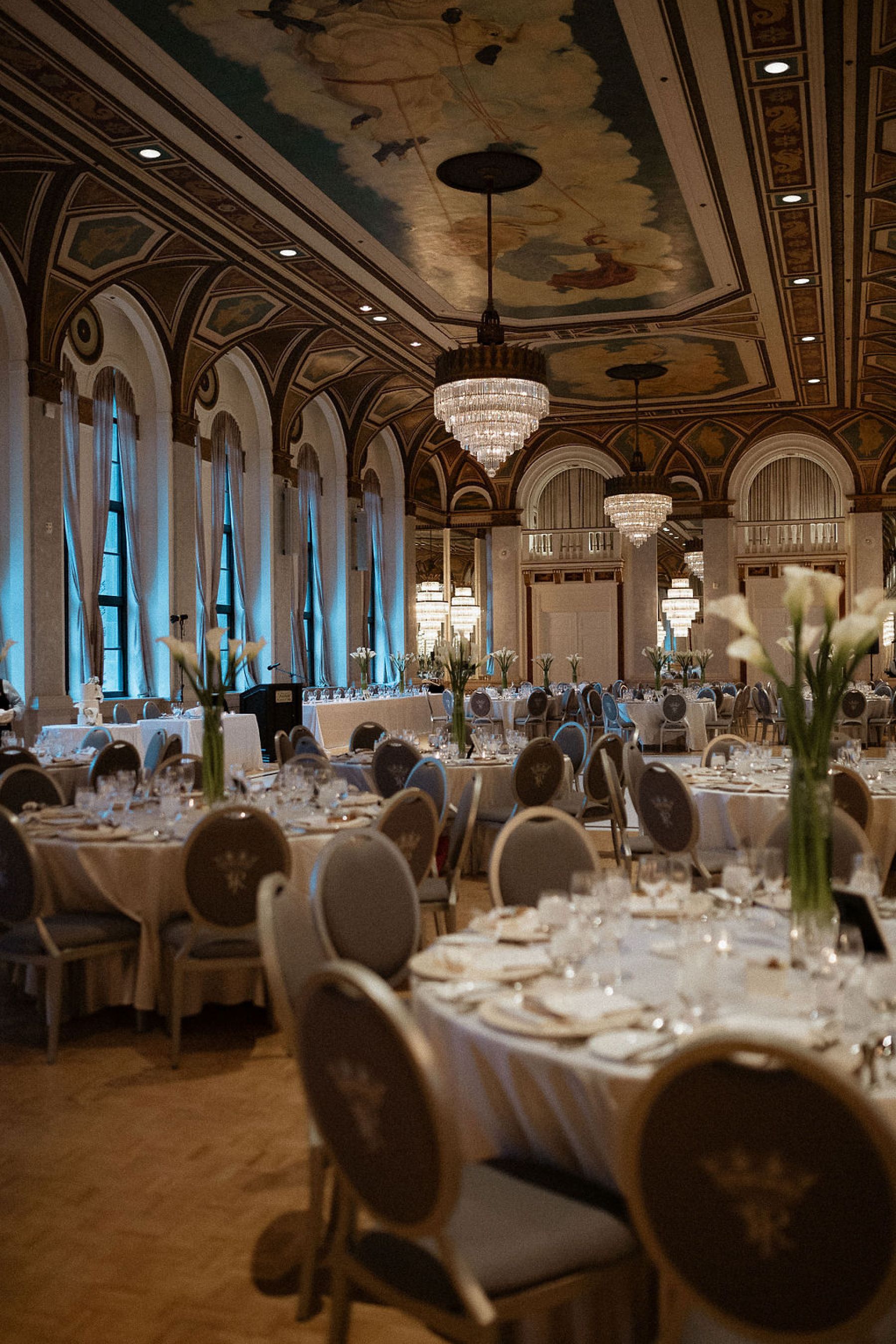 Candlelight, Calla Lilies, and Classic Charm: Nicolette and Victor's Exquisite Nuptials at the Fairmont Royal York Hotel photo