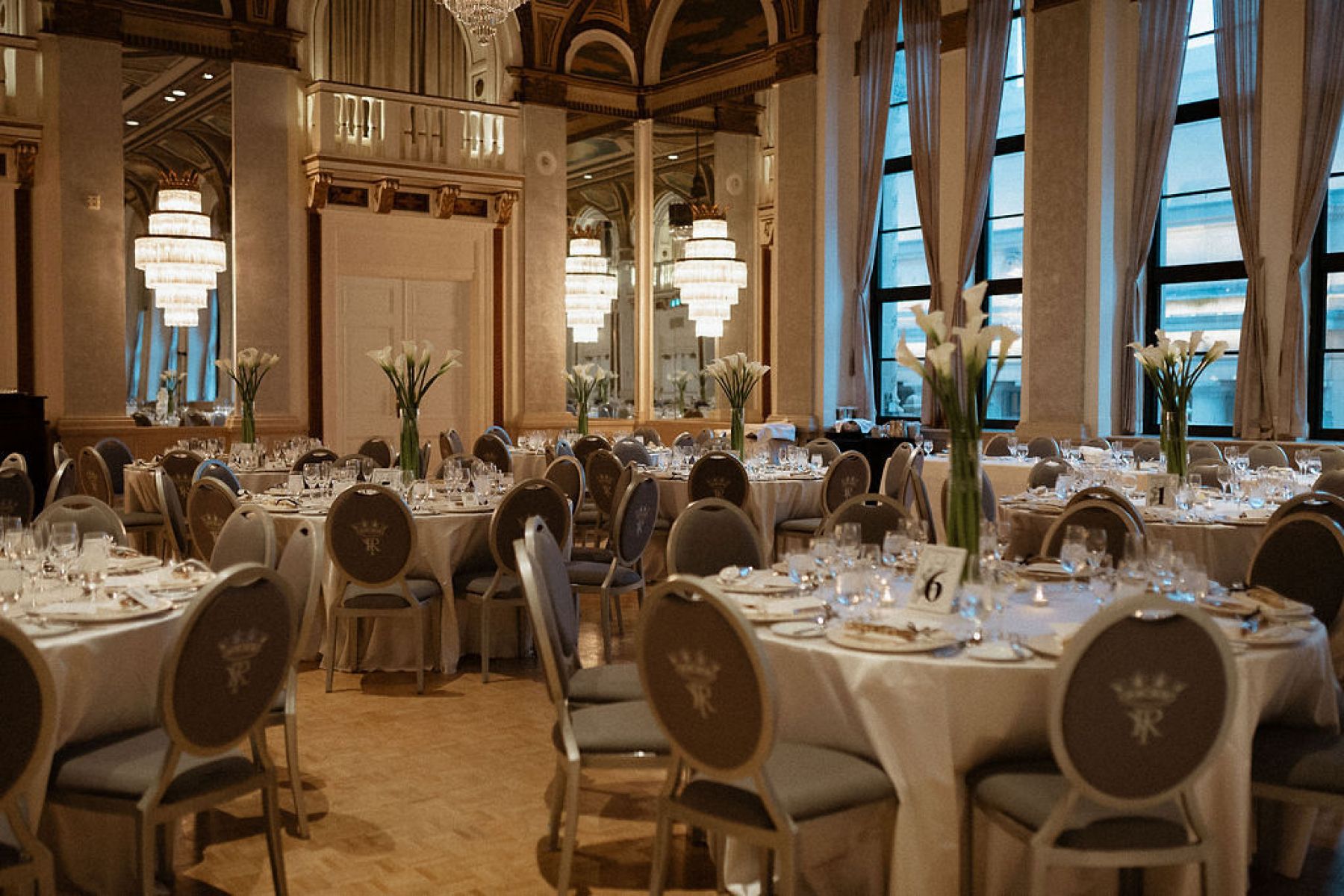 Candlelight, Calla Lilies, and Classic Charm: Nicolette and Victor's Exquisite Nuptials at the Fairmont Royal York Hotel photo