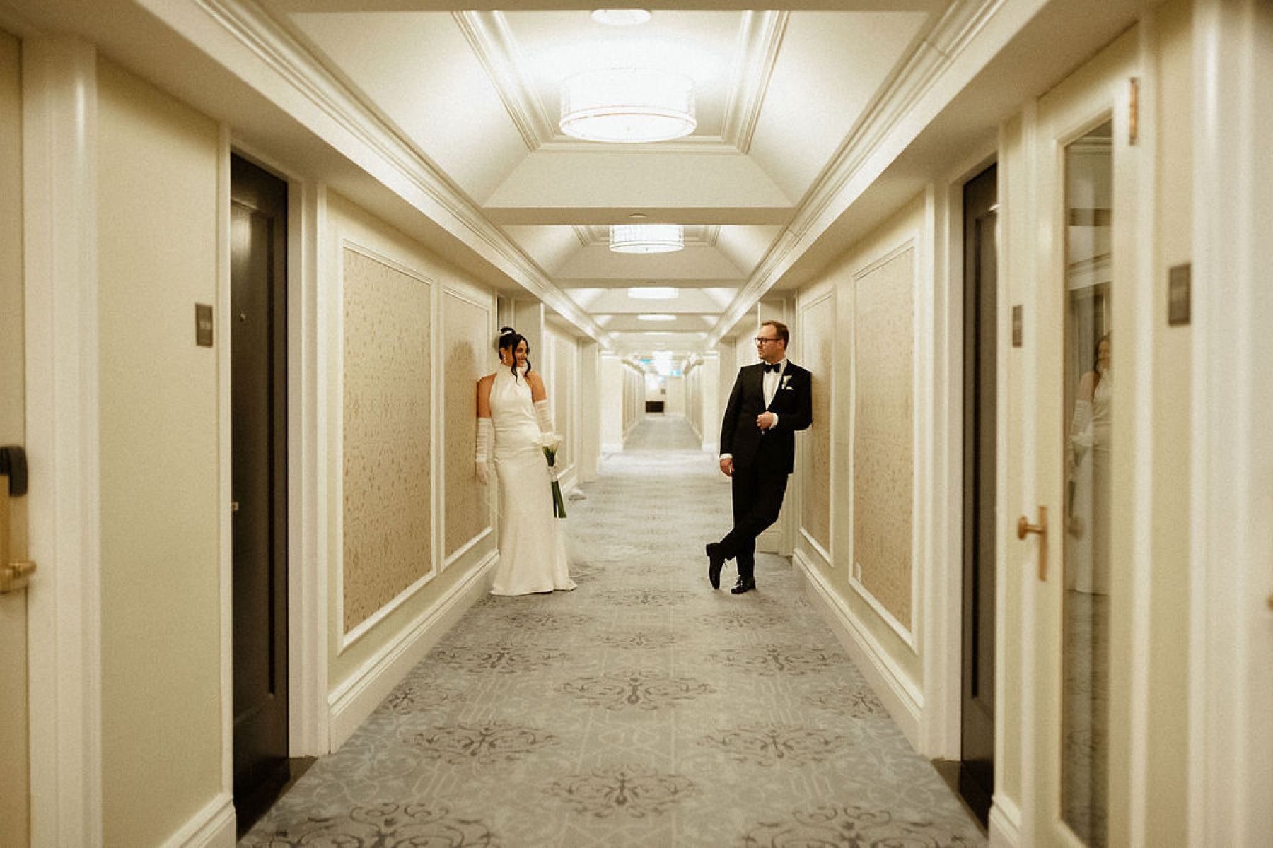 Candlelight, Calla Lilies, and Classic Charm: Nicolette and Victor's Exquisite Nuptials at the Fairmont Royal York Hotel photo