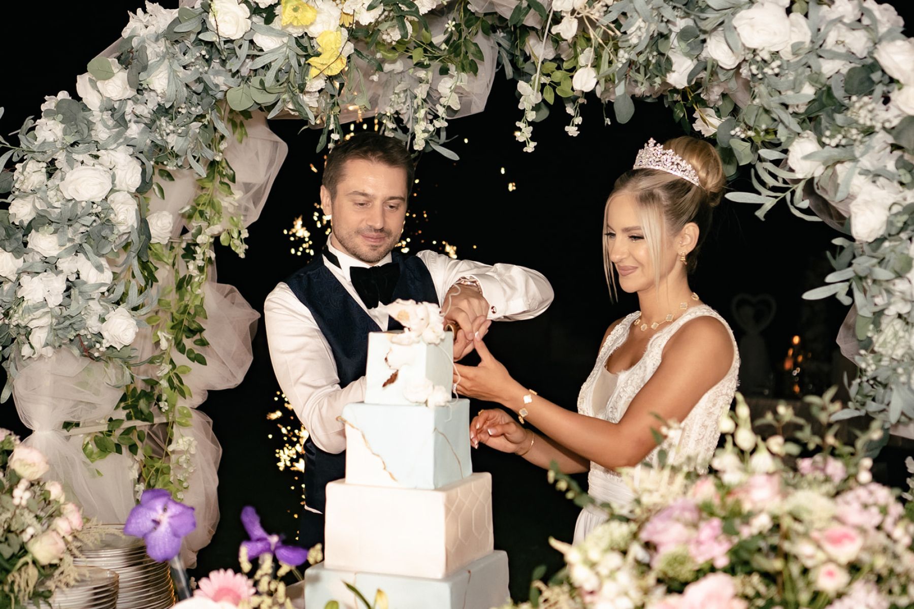 Two Cultures, One Precious Union: Ayda and William's Exquisite Franco-Persian Celebration at Château de Bouffémont photo