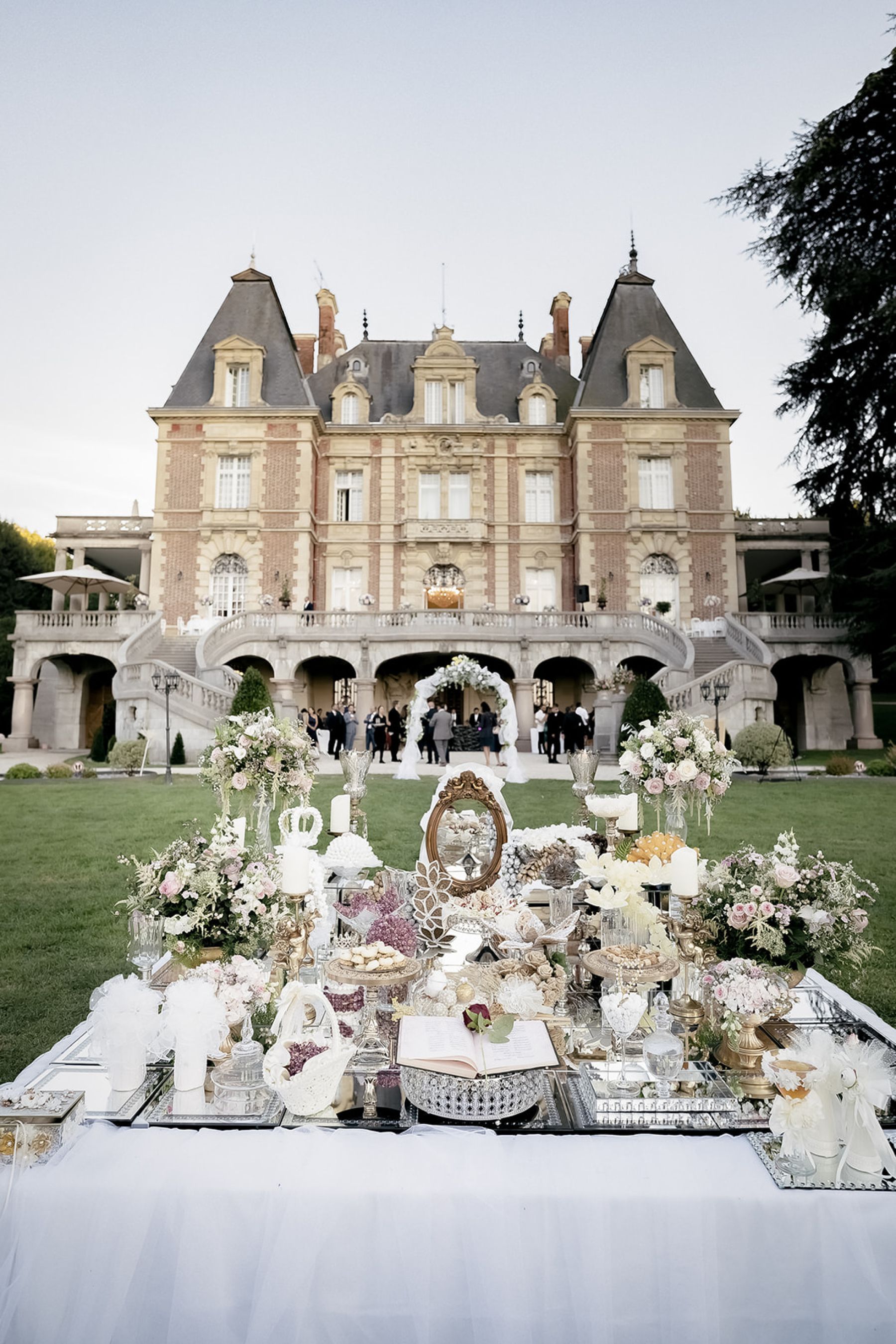 Two Cultures, One Precious Union: Ayda and William's Exquisite Franco-Persian Celebration at Château de Bouffémont photo