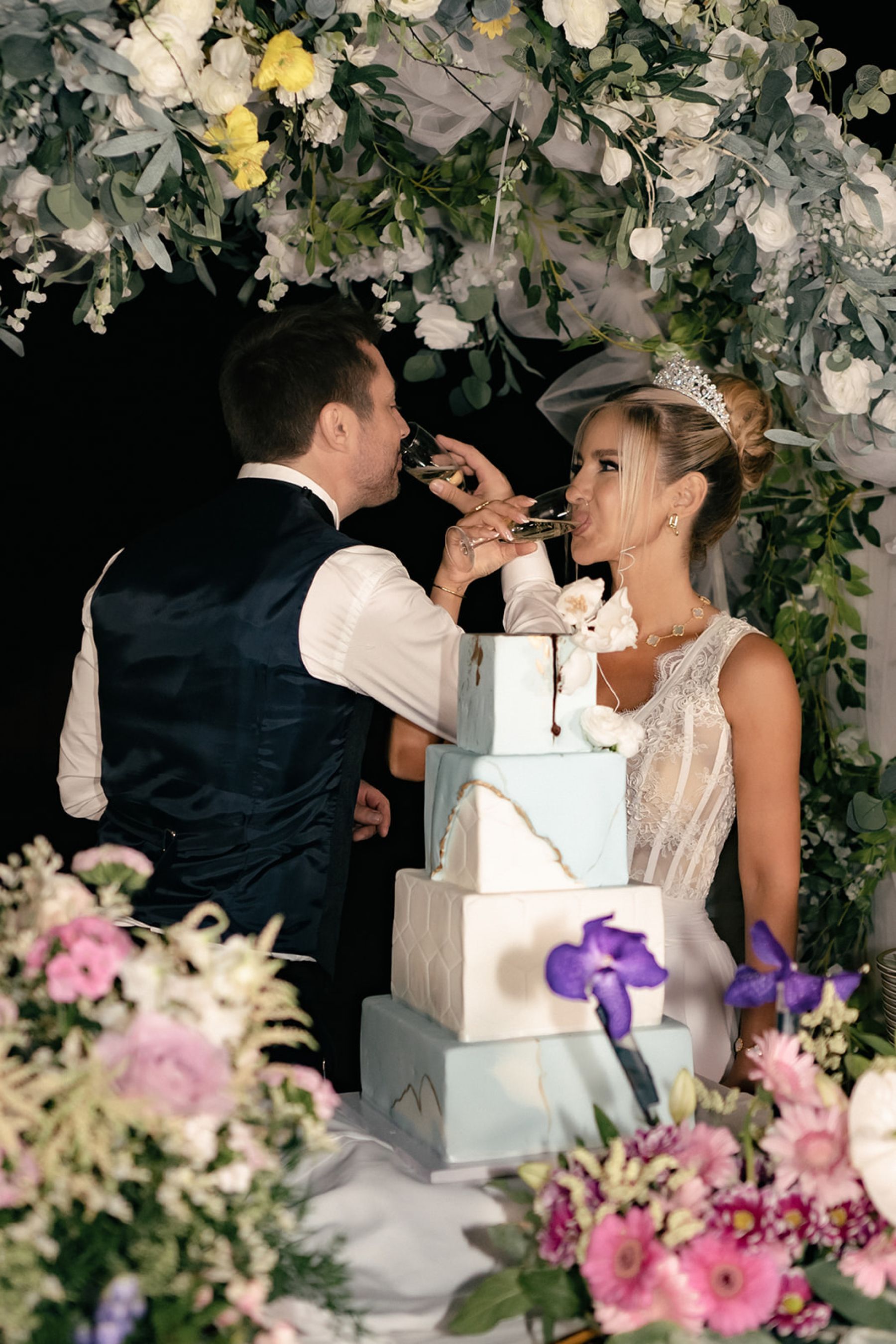 Two Cultures, One Precious Union: Ayda and William's Exquisite Franco-Persian Celebration at Château de Bouffémont photo