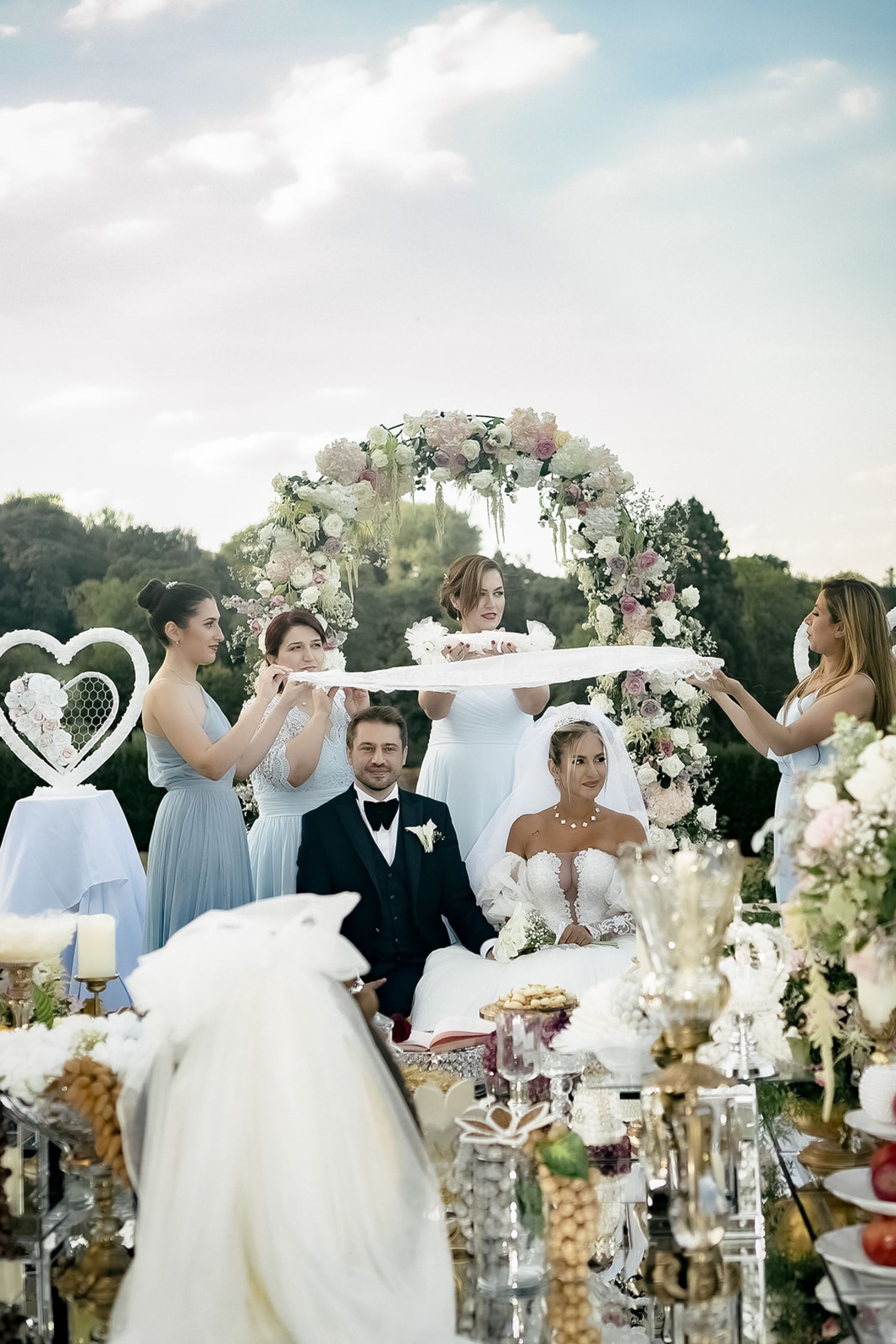 Two Cultures, One Precious Union: Ayda and William's Exquisite Franco-Persian Celebration at Château de Bouffémont photo