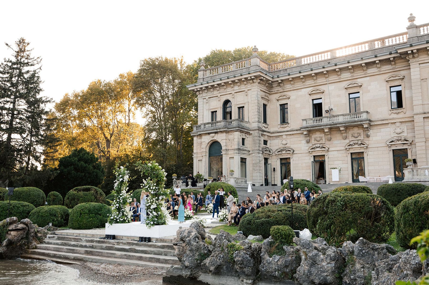 Roxanna &amp; Mike's Amore Immortale: A Timeless Affair at Villa Erba photo