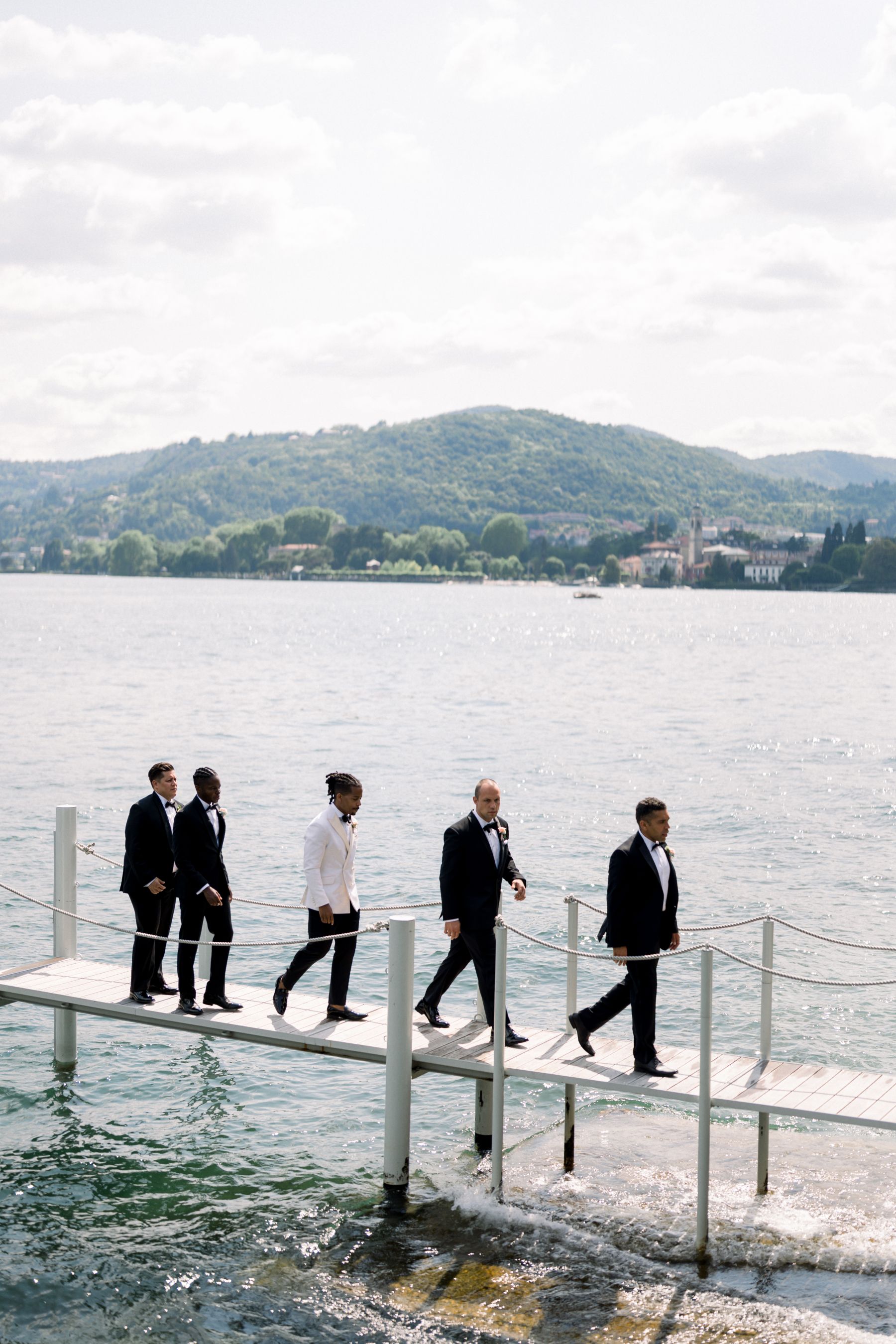 Rainbows After the Rain: Jasmine and Kristopher's Joyful Union at Villa Pizzo photo