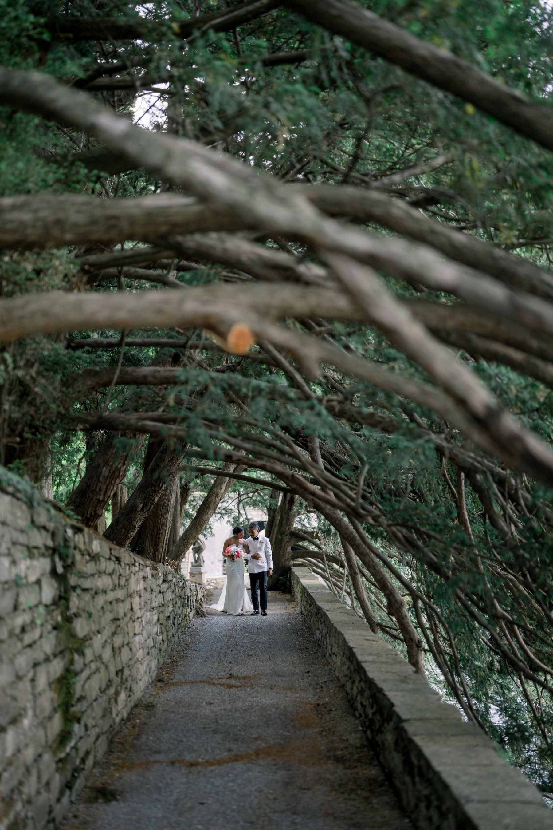 Rainbows After the Rain: Jasmine and Kristopher's Joyful Union at Villa Pizzo photo
