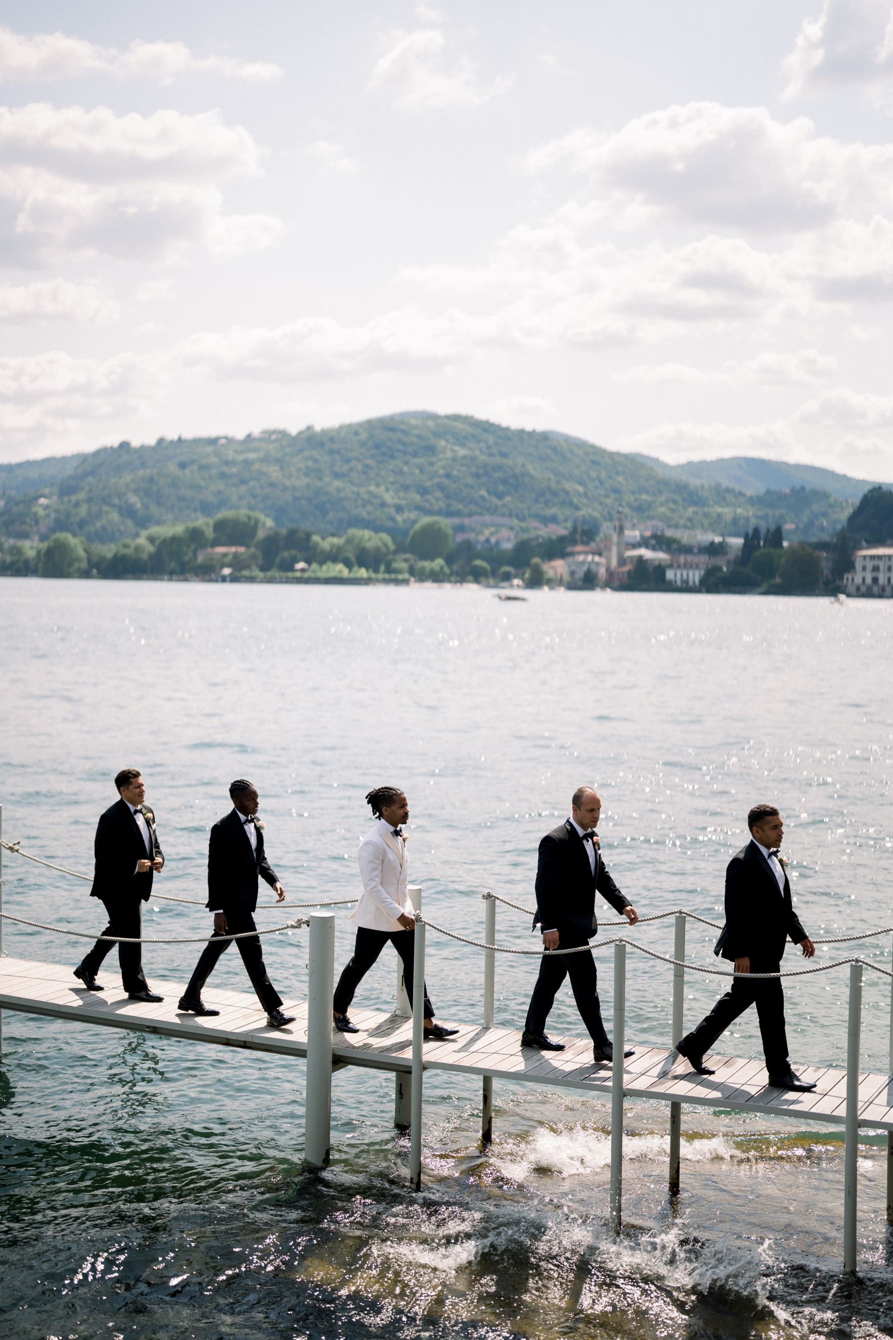 Rainbows After the Rain: Jasmine and Kristopher's Joyful Union at Villa Pizzo photo