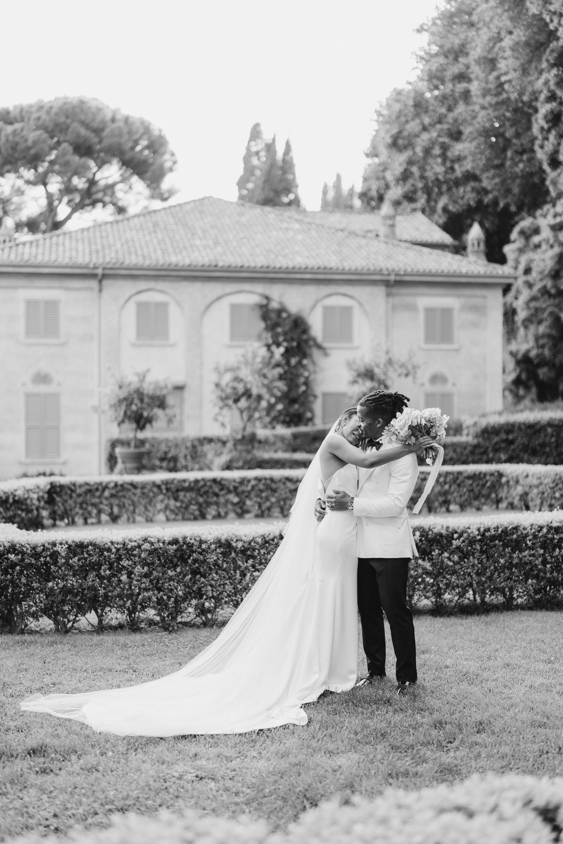 Rainbows After the Rain: Jasmine and Kristopher's Joyful Union at Villa Pizzo photo