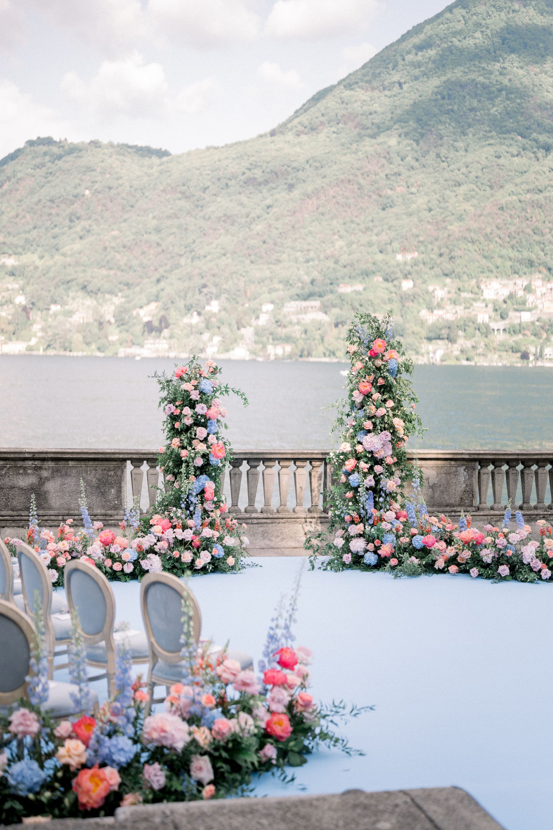 Rainbows After the Rain: Jasmine and Kristopher's Joyful Union at Villa Pizzo photo