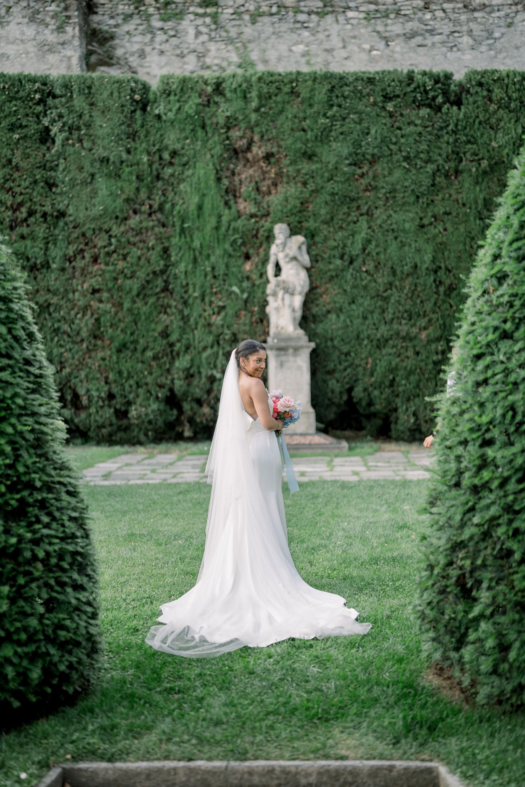 Rainbows After the Rain: Jasmine and Kristopher's Joyful Union at Villa Pizzo photo
