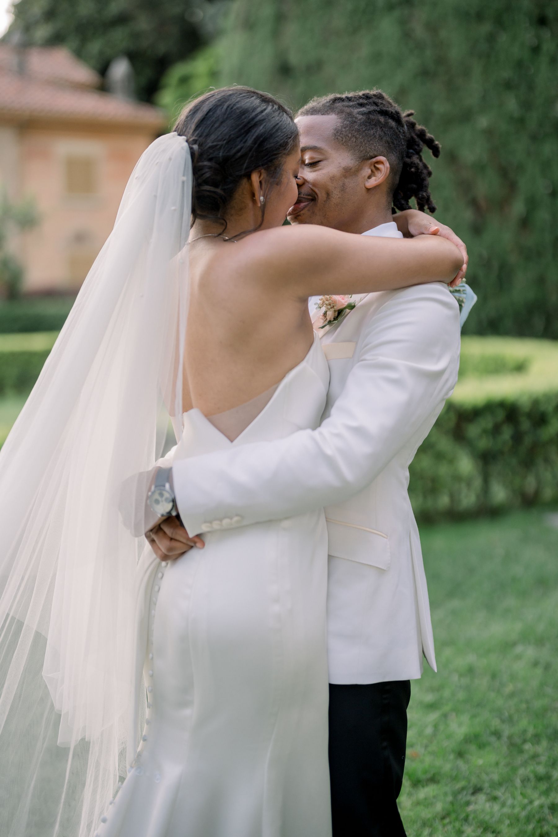 Rainbows After the Rain: Jasmine and Kristopher's Joyful Union at Villa Pizzo photo
