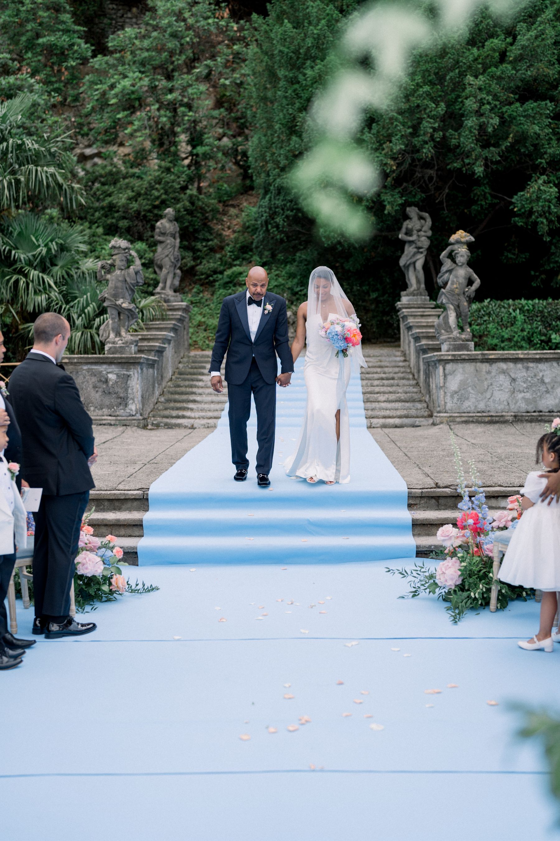 Rainbows After the Rain: Jasmine and Kristopher's Joyful Union at Villa Pizzo photo