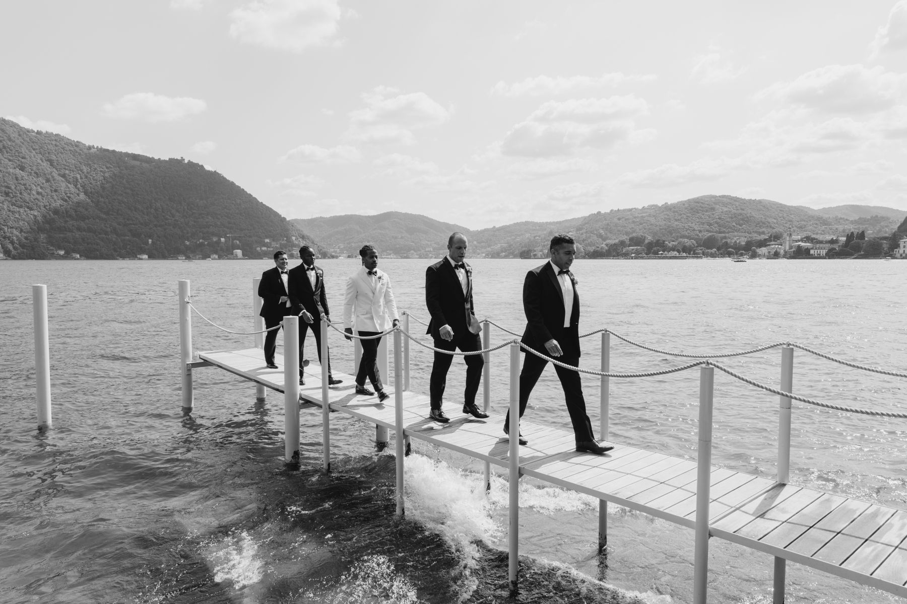 Rainbows After the Rain: Jasmine and Kristopher's Joyful Union at Villa Pizzo photo