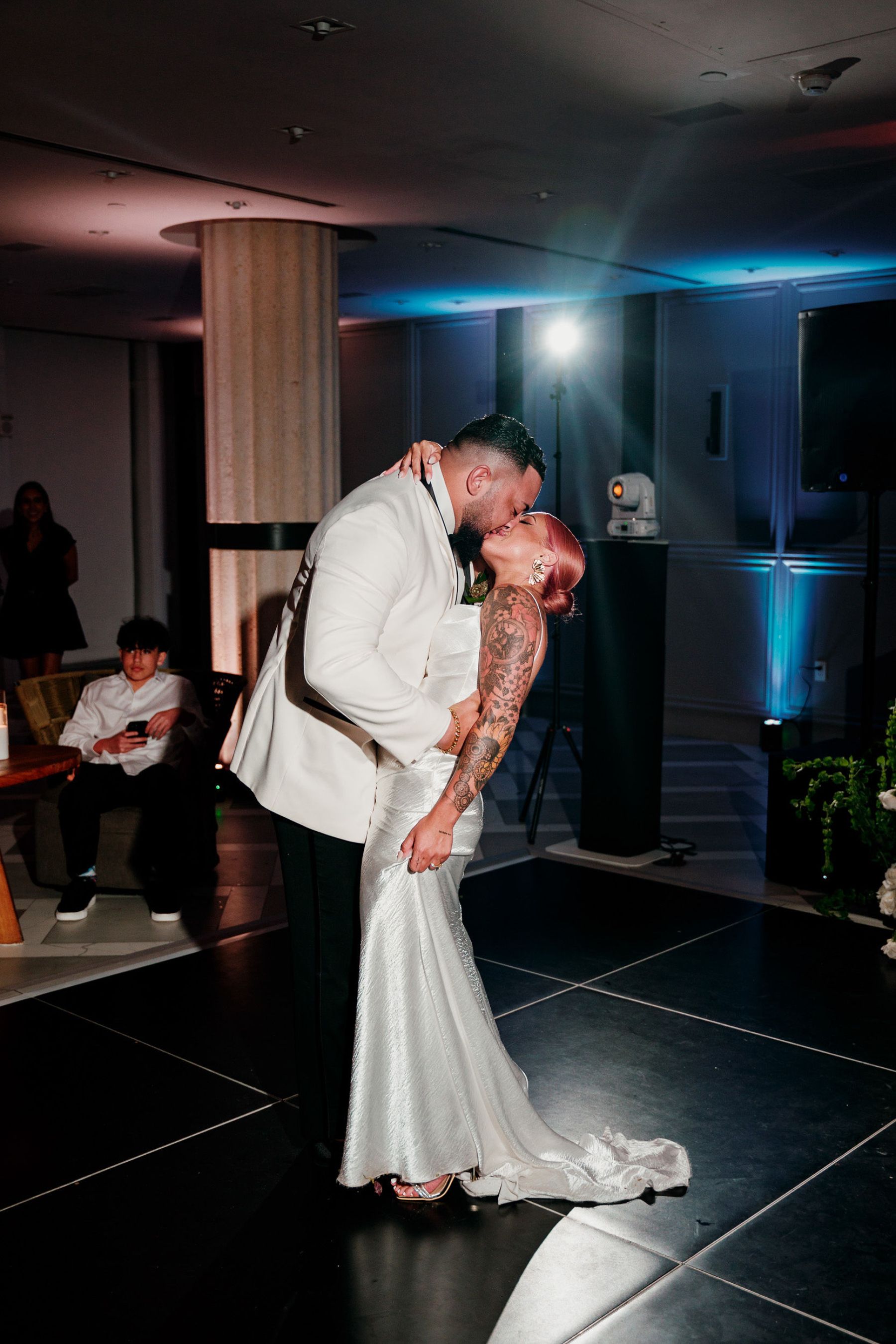 Meant to Be: Lisa and Chris' Enchanting Seaside Vows at Mondrian South Beach photo