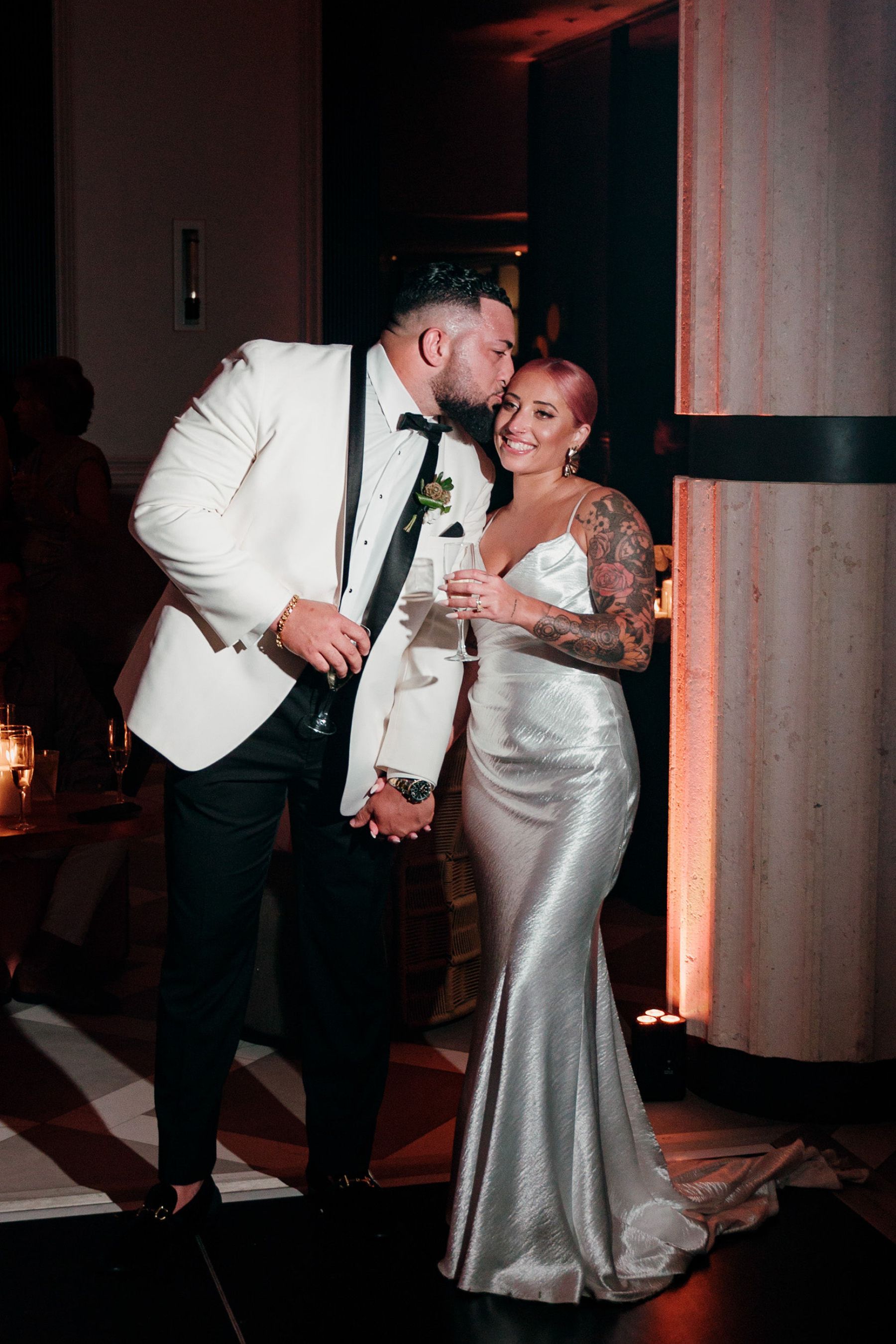 Meant to Be: Lisa and Chris' Enchanting Seaside Vows at Mondrian South Beach photo