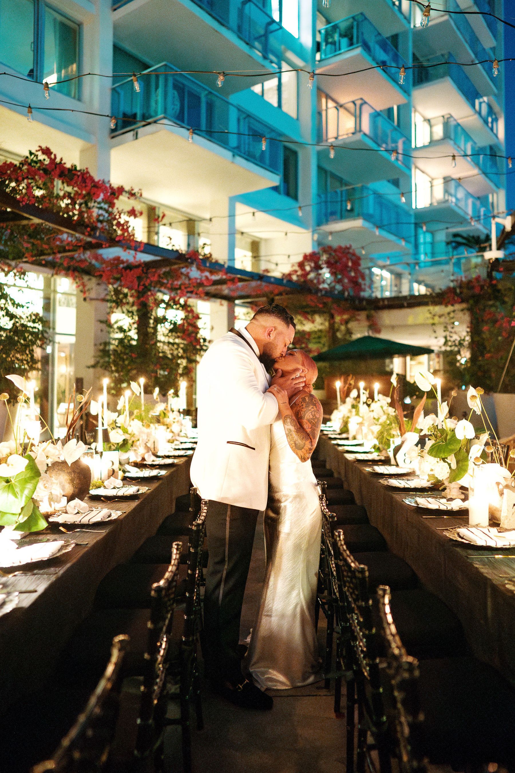 Meant to Be: Lisa and Chris' Enchanting Seaside Vows at Mondrian South Beach photo