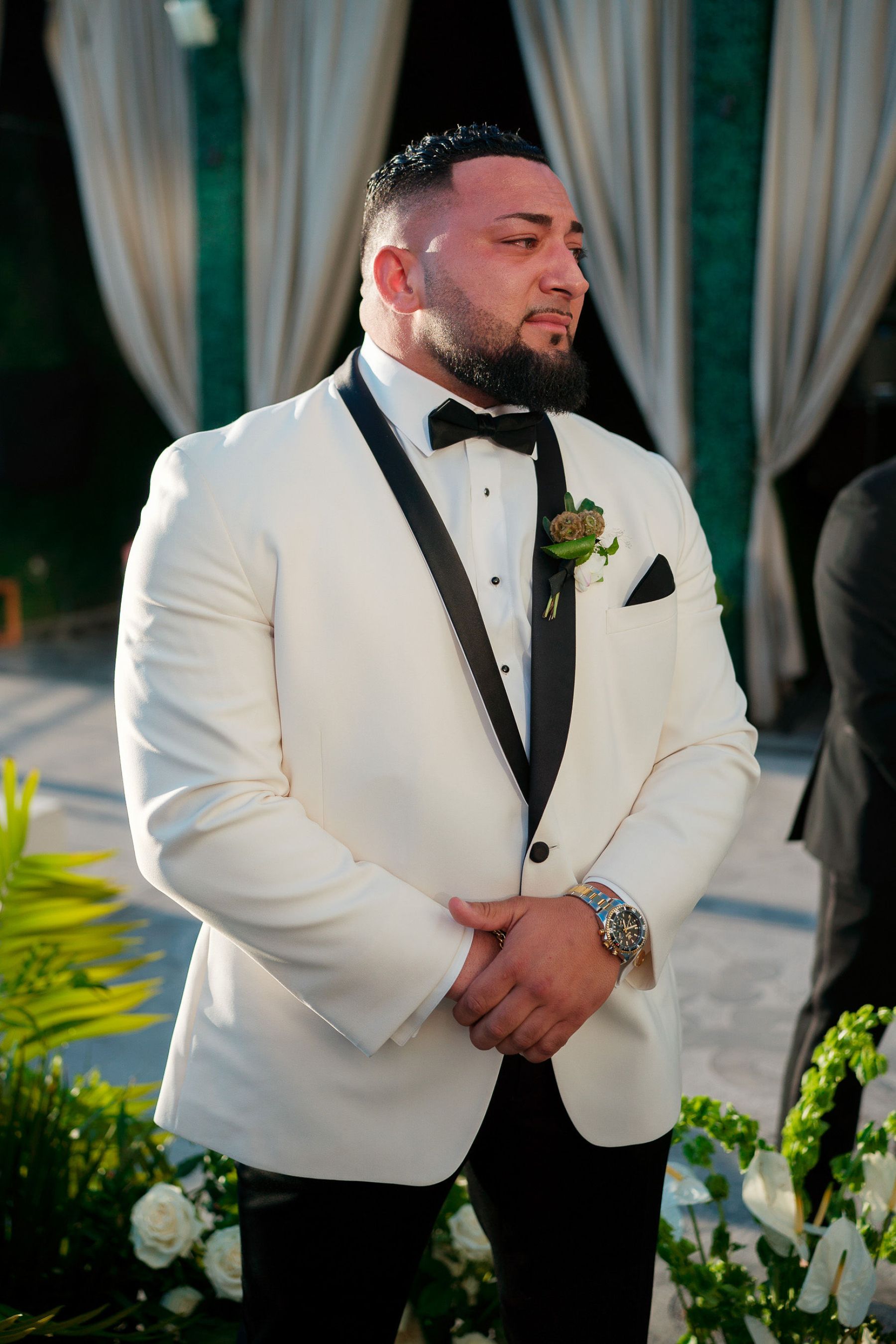 Meant to Be: Lisa and Chris' Enchanting Seaside Vows at Mondrian South Beach photo