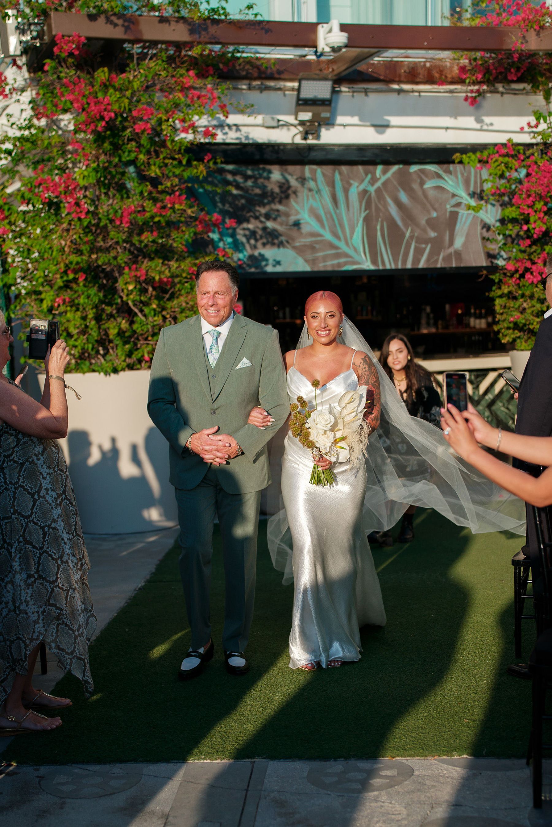 Meant to Be: Lisa and Chris' Enchanting Seaside Vows at Mondrian South Beach photo