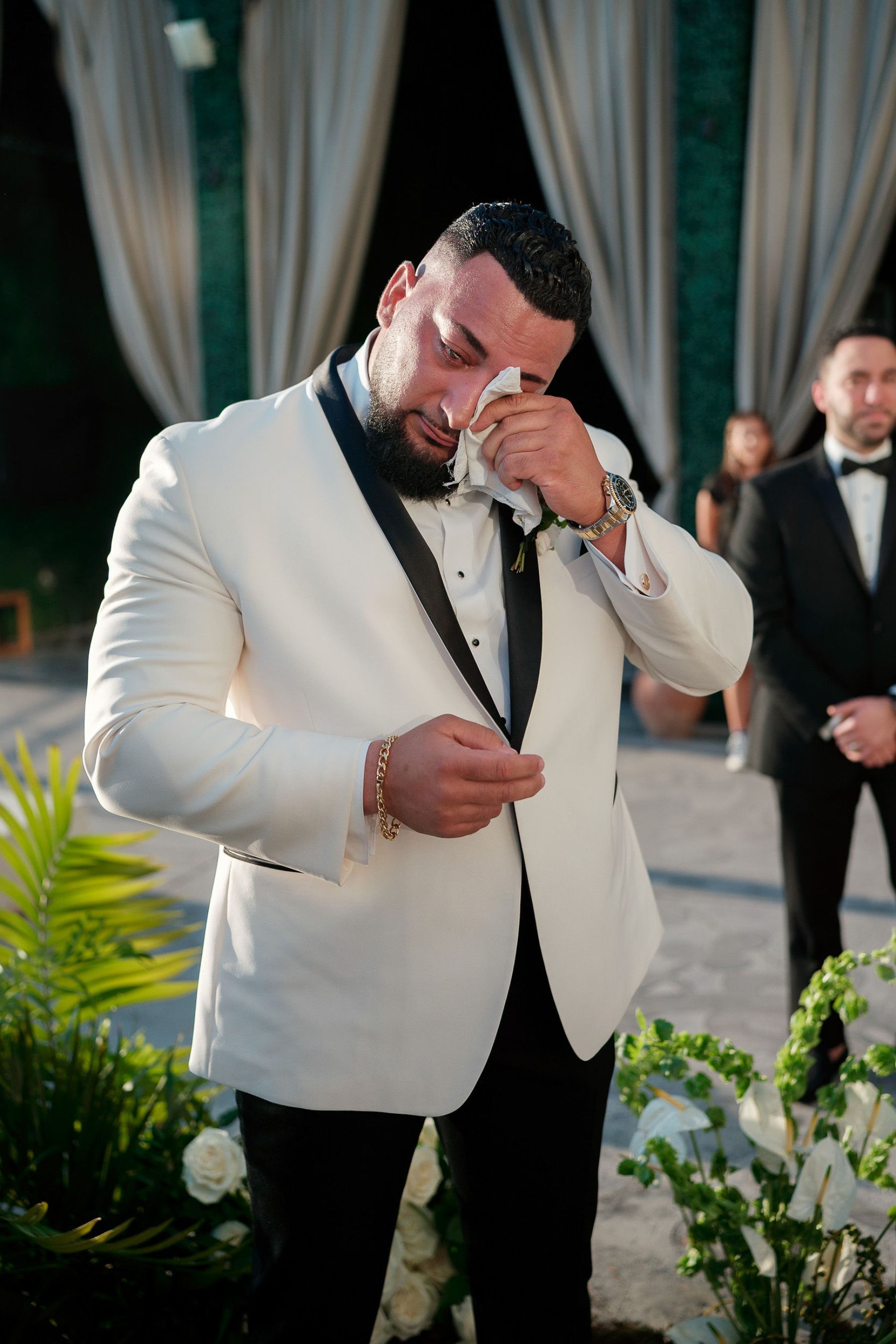 Meant to Be: Lisa and Chris' Enchanting Seaside Vows at Mondrian South Beach photo