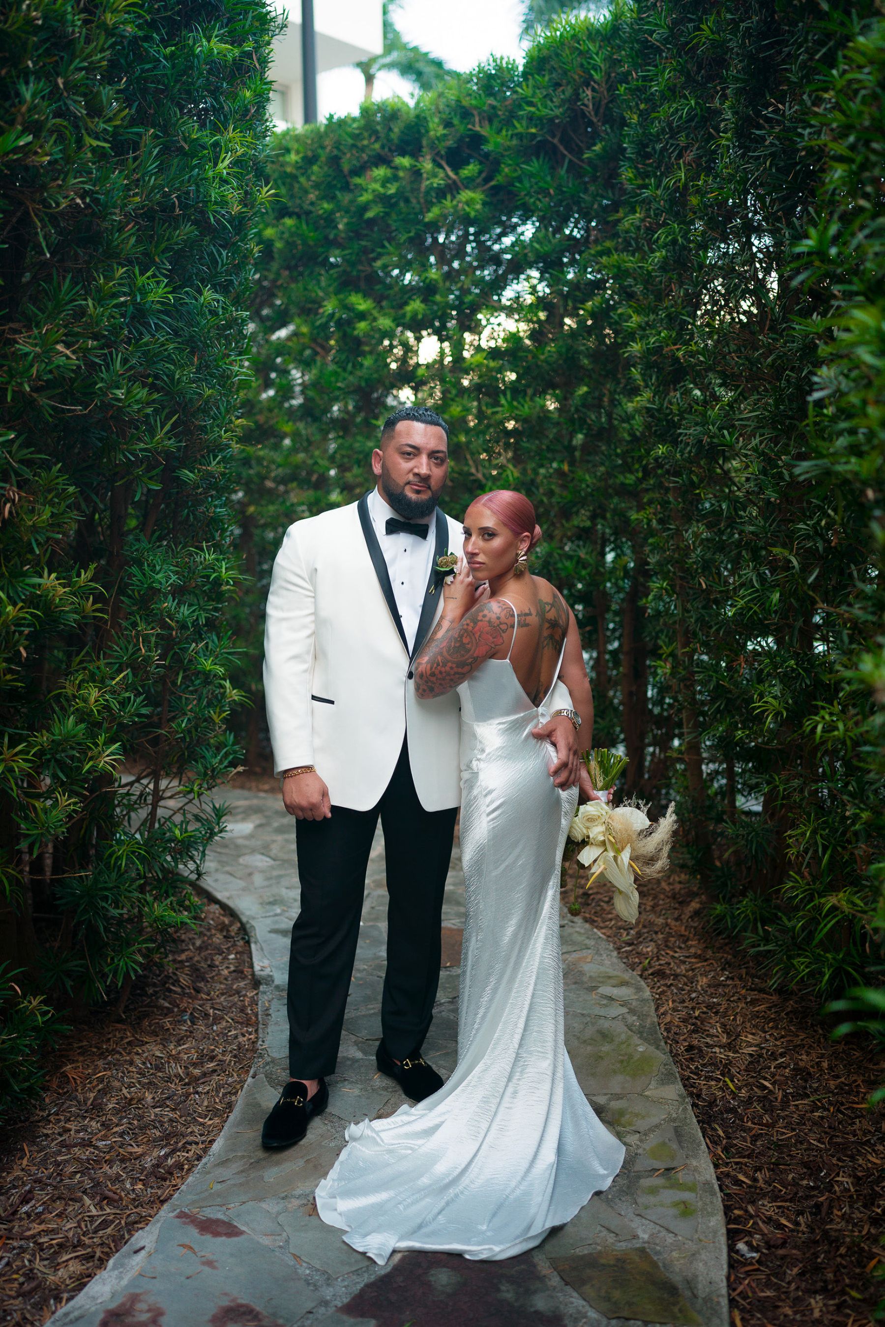 Meant to Be: Lisa and Chris' Enchanting Seaside Vows at Mondrian South Beach photo